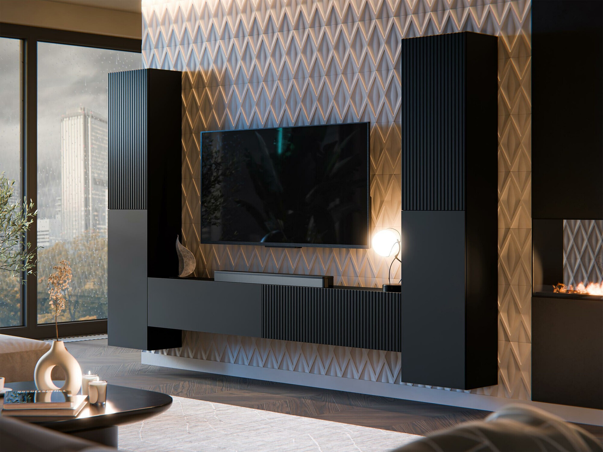 Conjunto de salón Species II (Negro)