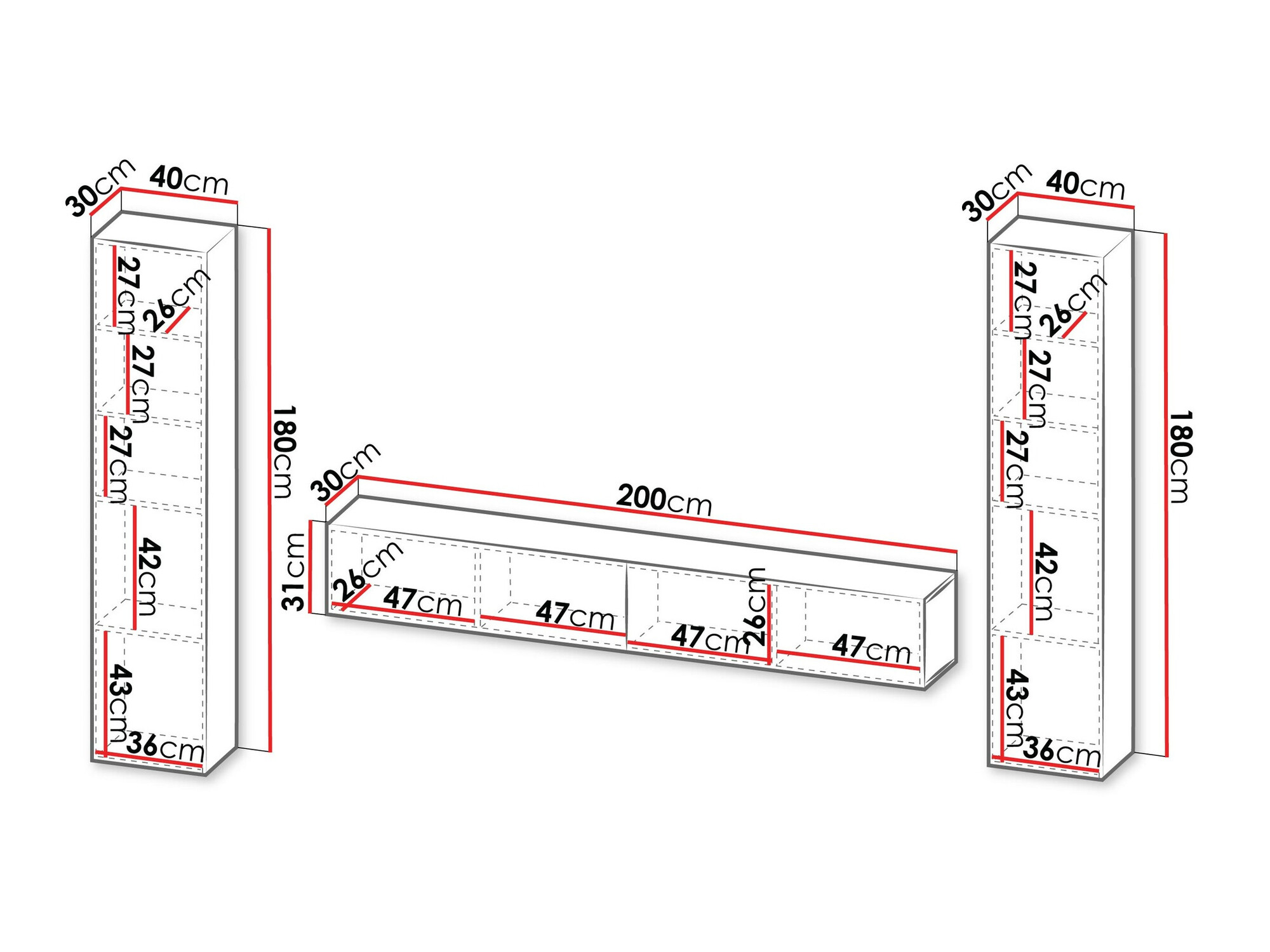 Conjunto de salón Species II (Negro)