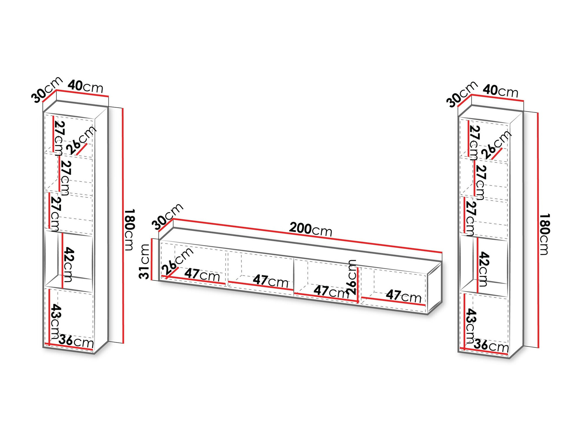 Conjunto de salón Species III (Negro)