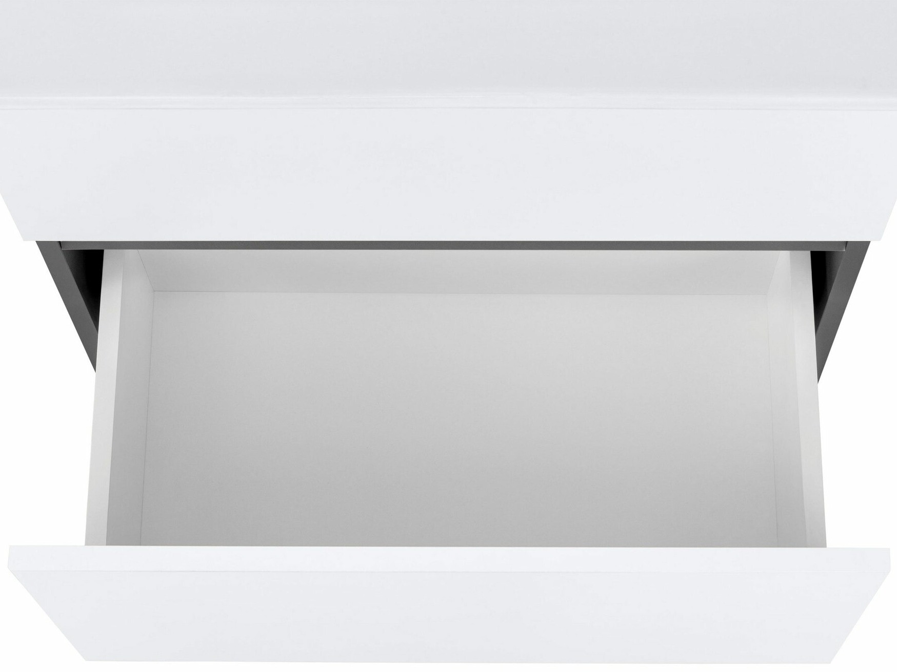 Armario de baño colgante para lavabo Denton 1478 (Blanco + Antracita)