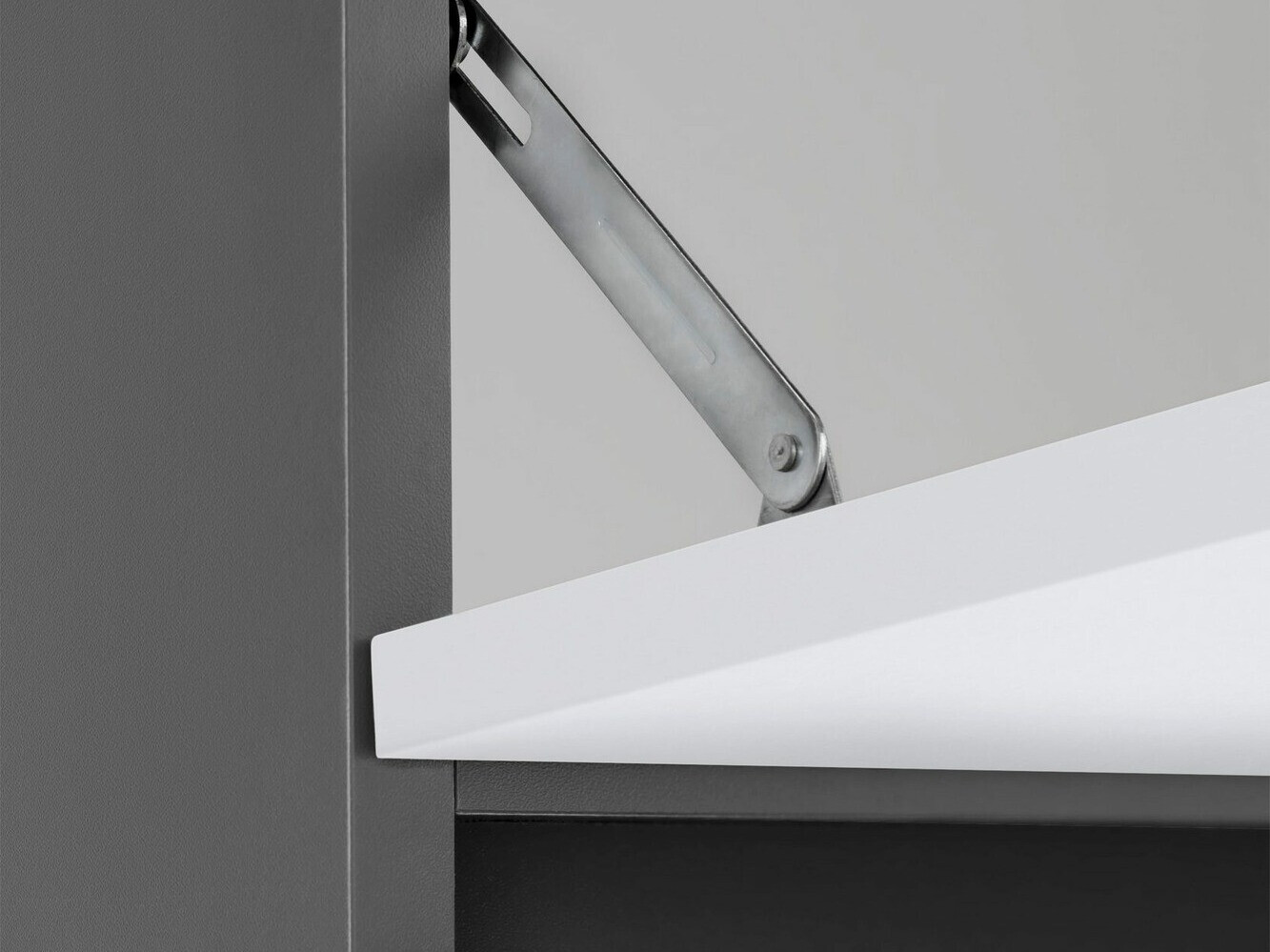 Armario de baño colgante para lavabo Denton 1478 (Blanco + Antracita)