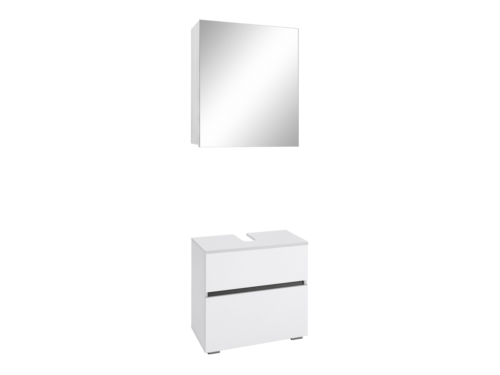 Conjunto de mueble de baño Soncamu 117 (Blanco)