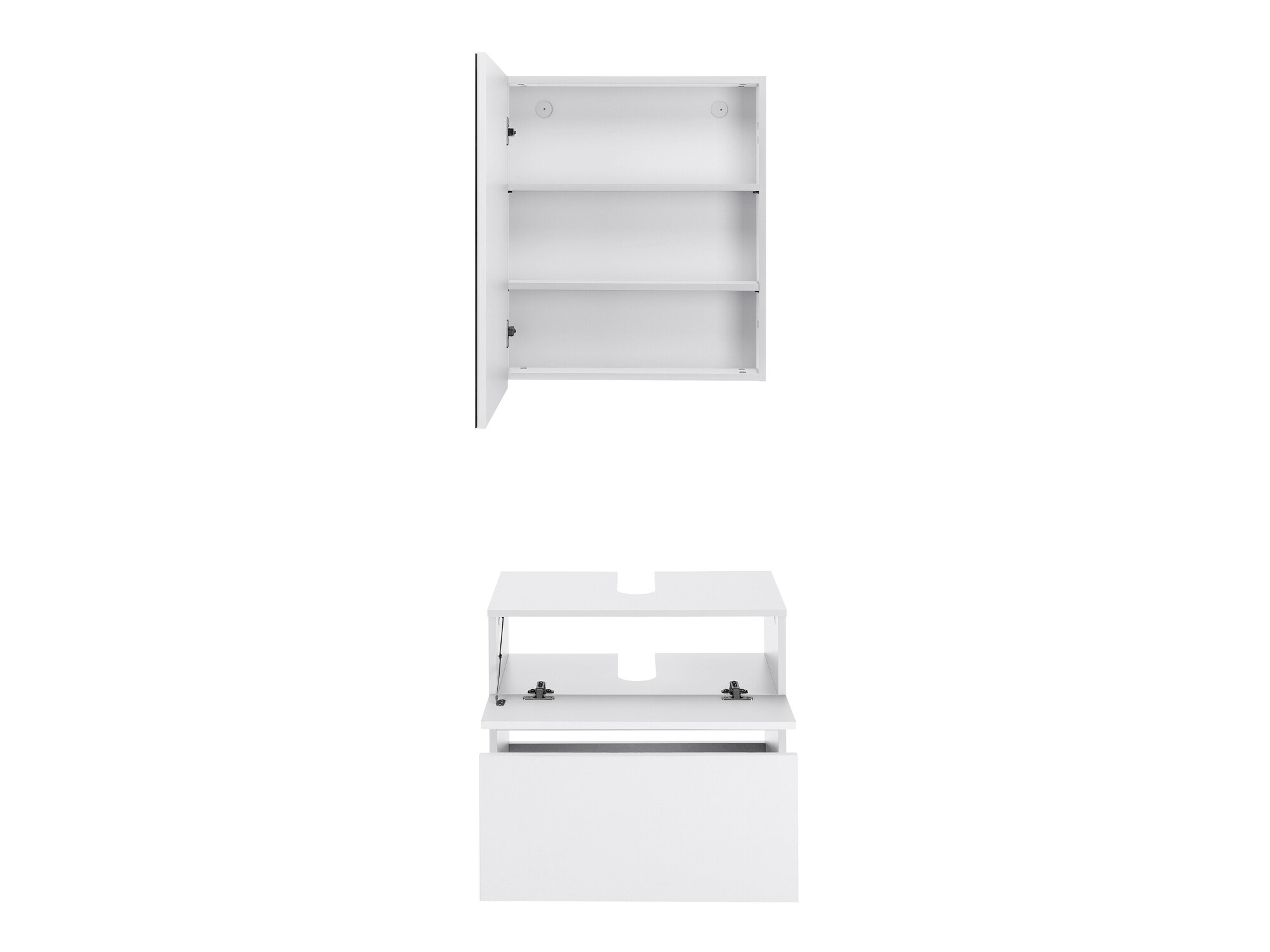 Conjunto de mueble de baño Soncamu 117 (Blanco)