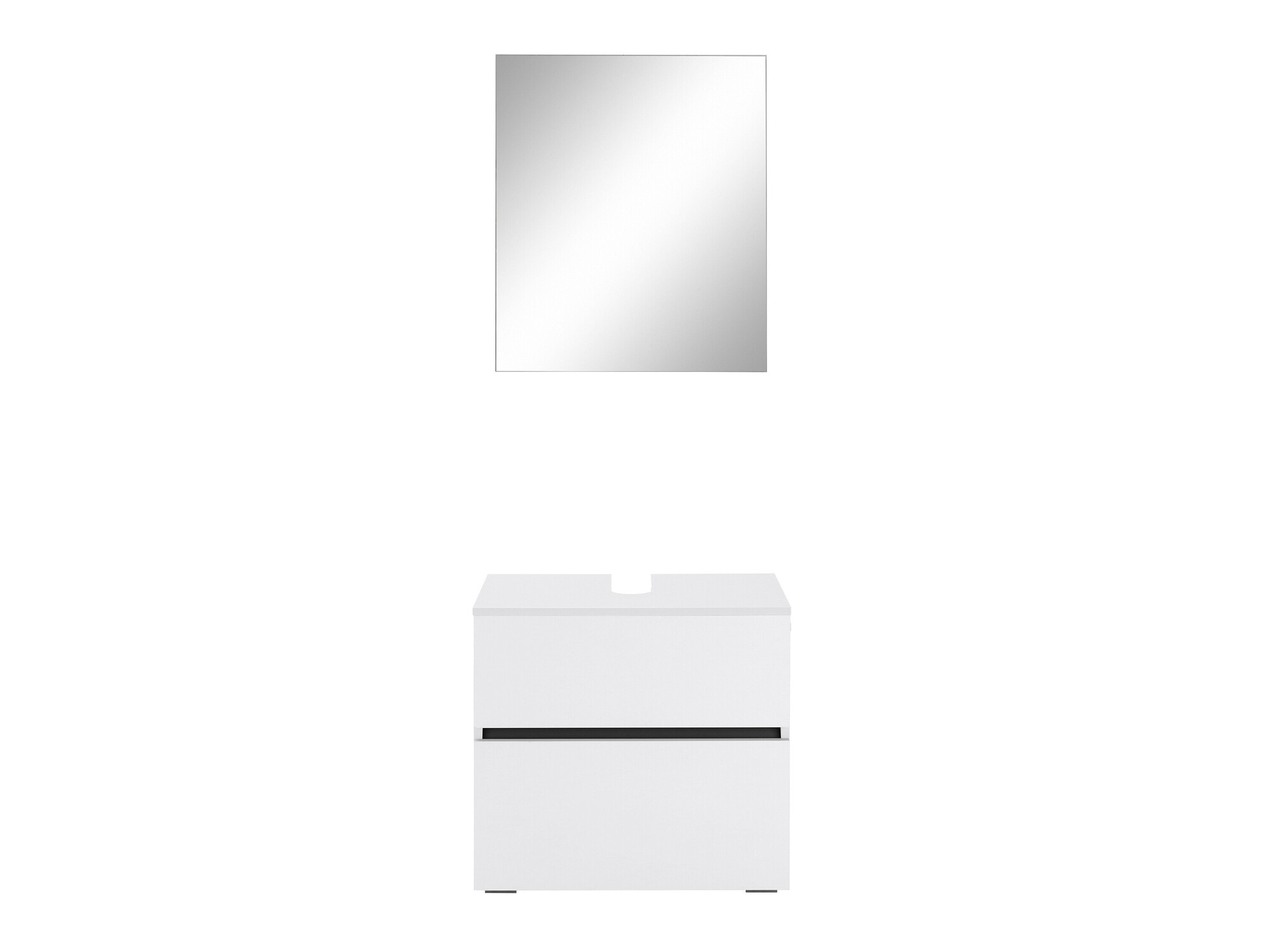 Conjunto de mueble de baño Soncamu 117 (Blanco)