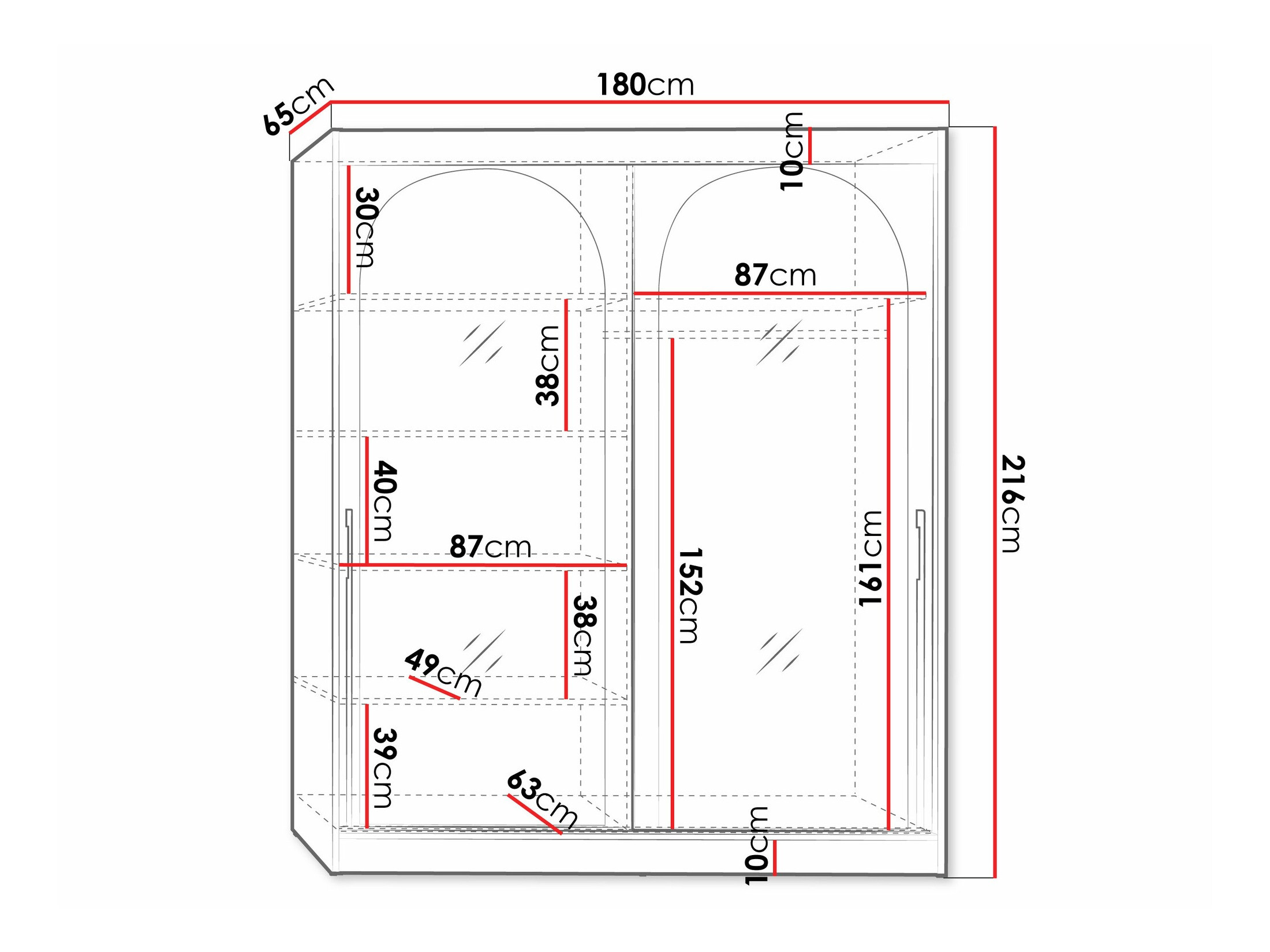 Armario Toledo 132 (Cachemira)