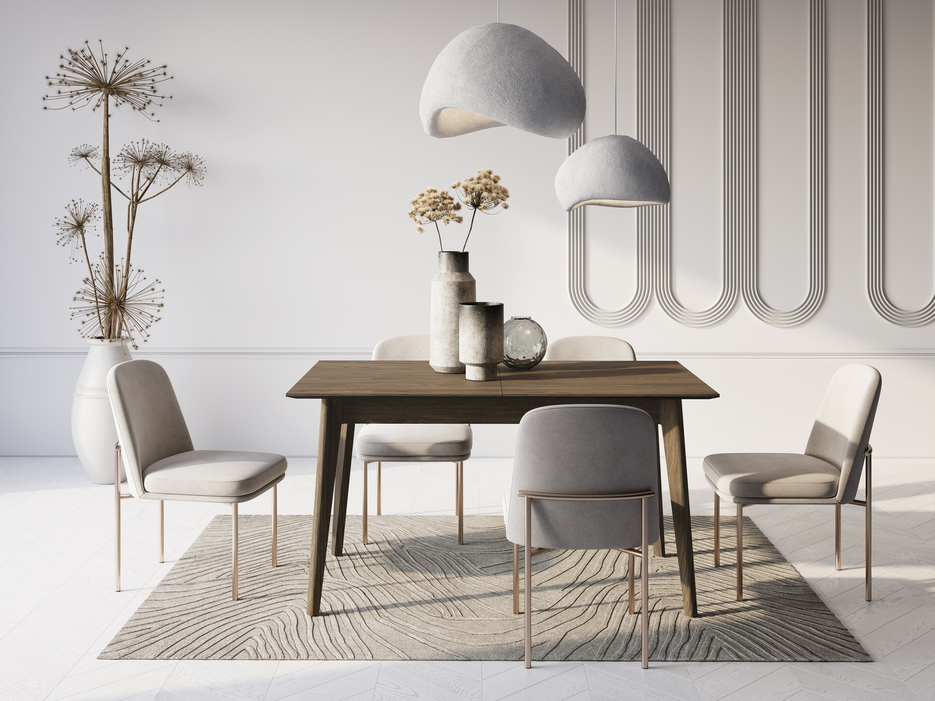 Mesa Fresno 174 (Roble oscuro)