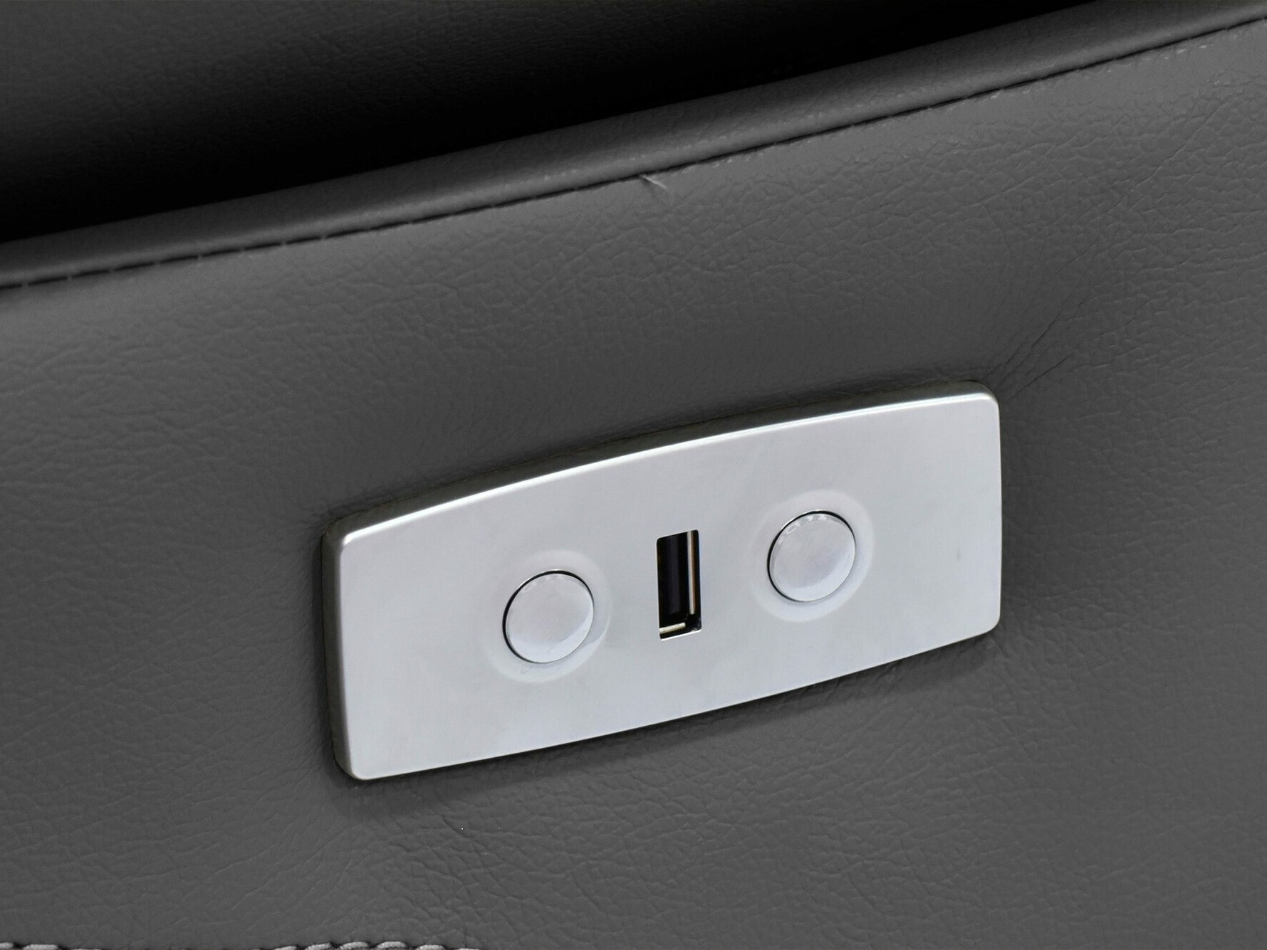 Sofá reclinable Denton 1479 (Gris)