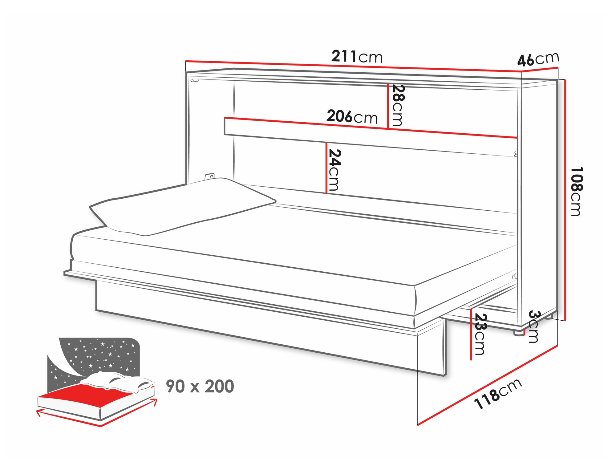 Conjuntos de muebles Concept Pro Lenart X