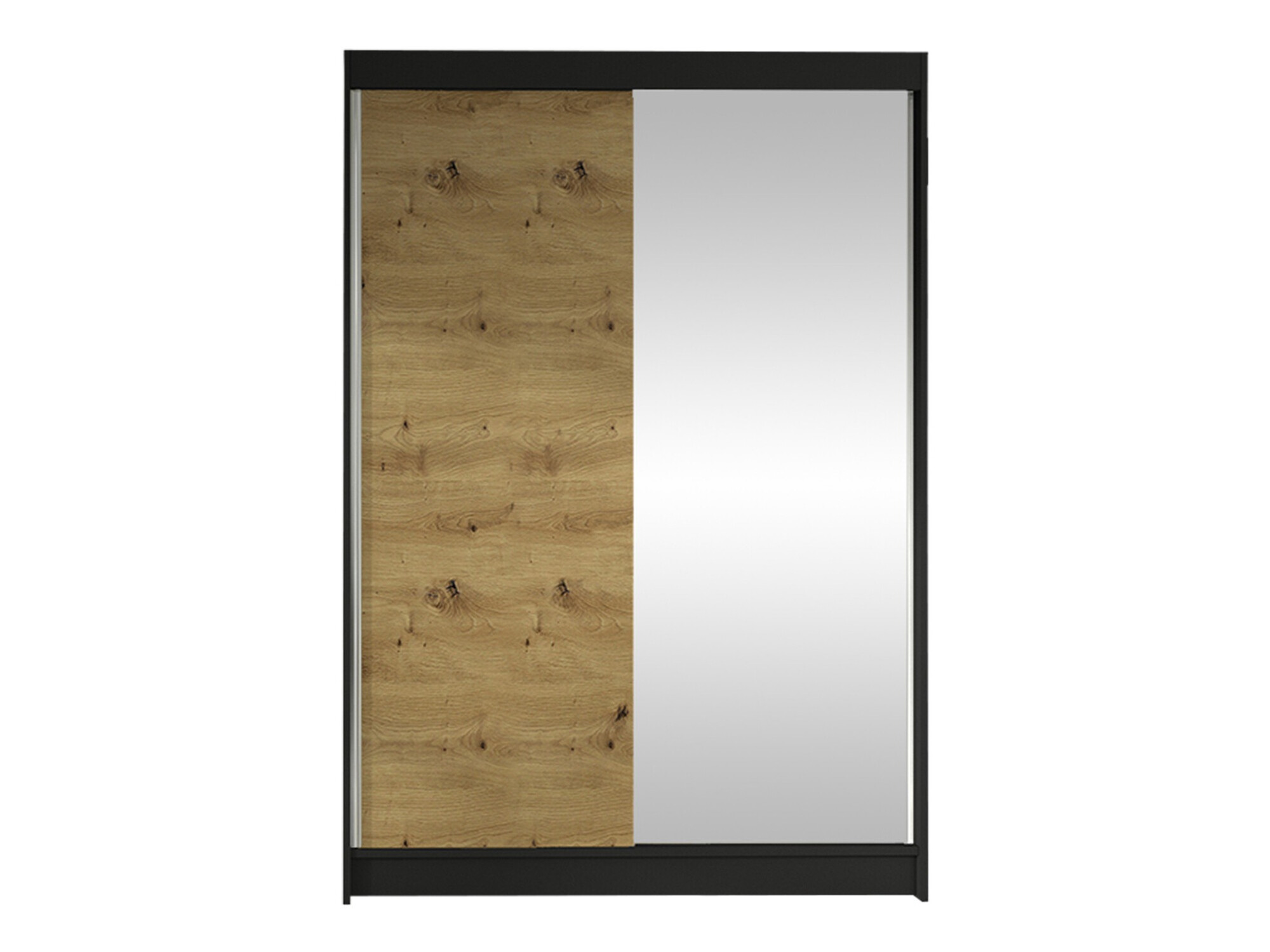 Armario Closico Salvor I (Negro + Roble Artisan)
