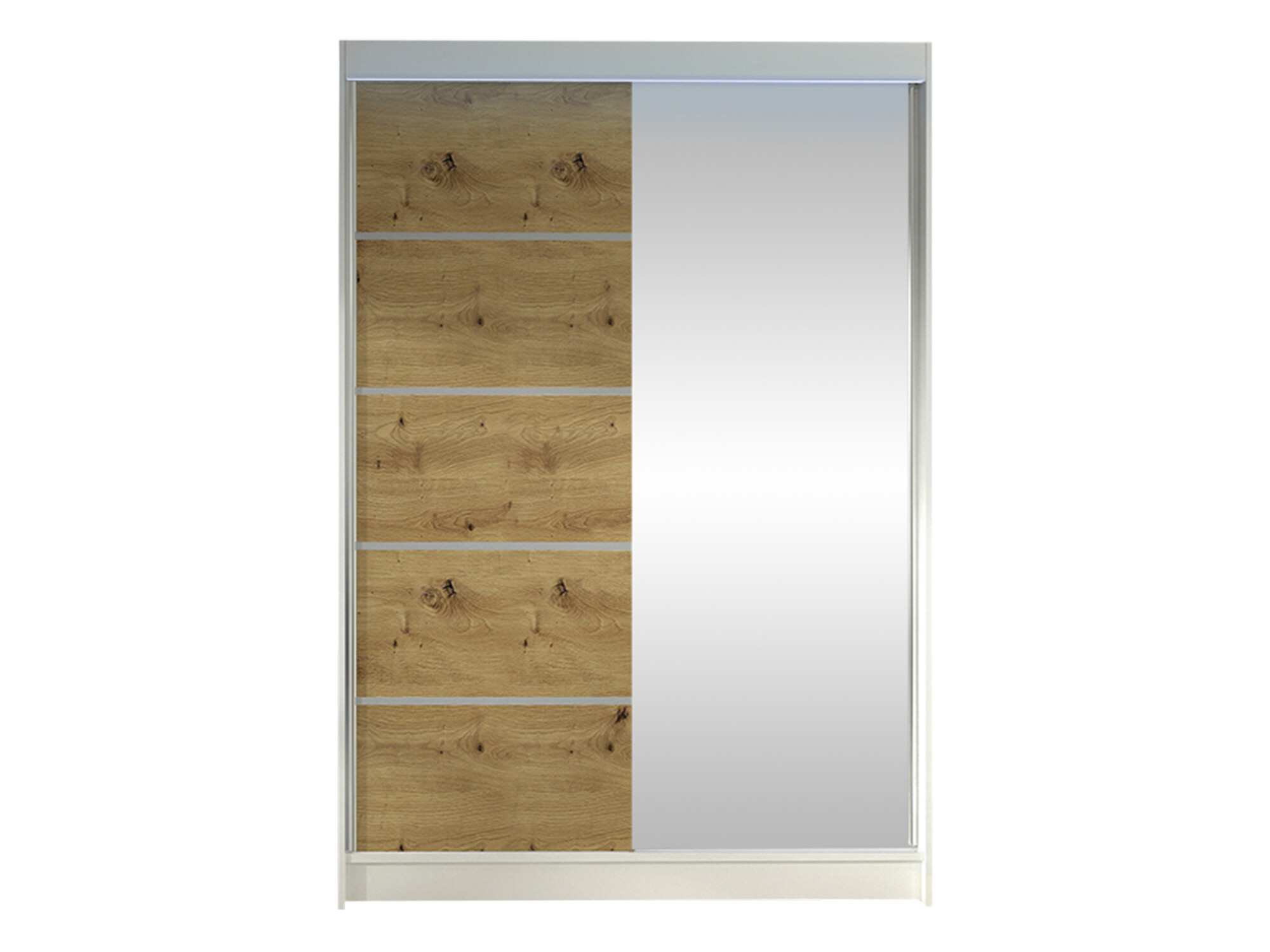 Armario Closico Salvor III (Blanco + Roble Artisan)