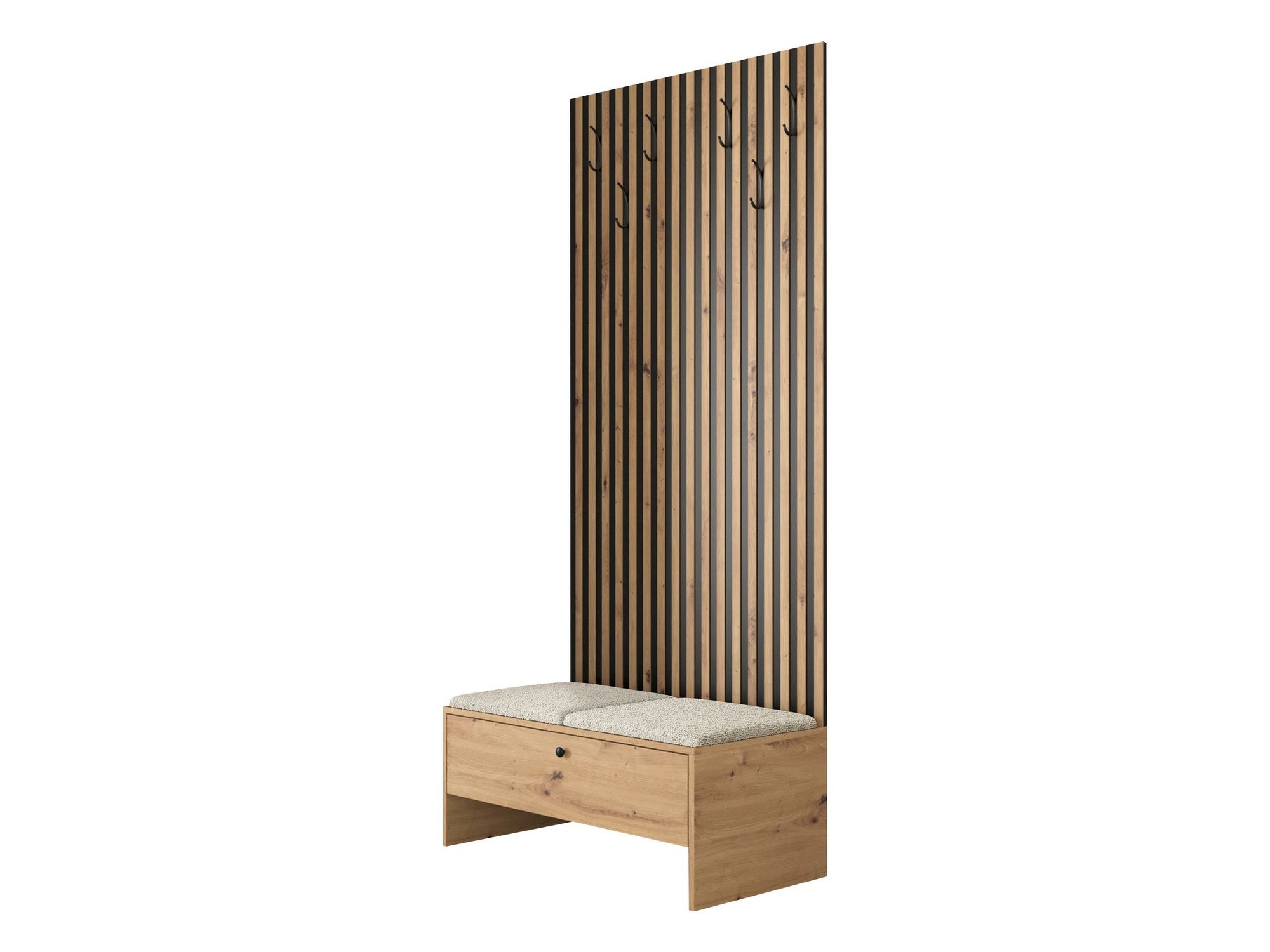 Conjunto para recibidor Donio IV (Roble Artisan + Abriamo 03)