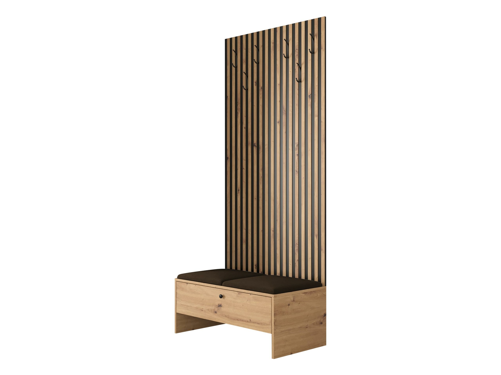 Conjunto para recibidor Donio IV (Roble Artisan + Manila 04)