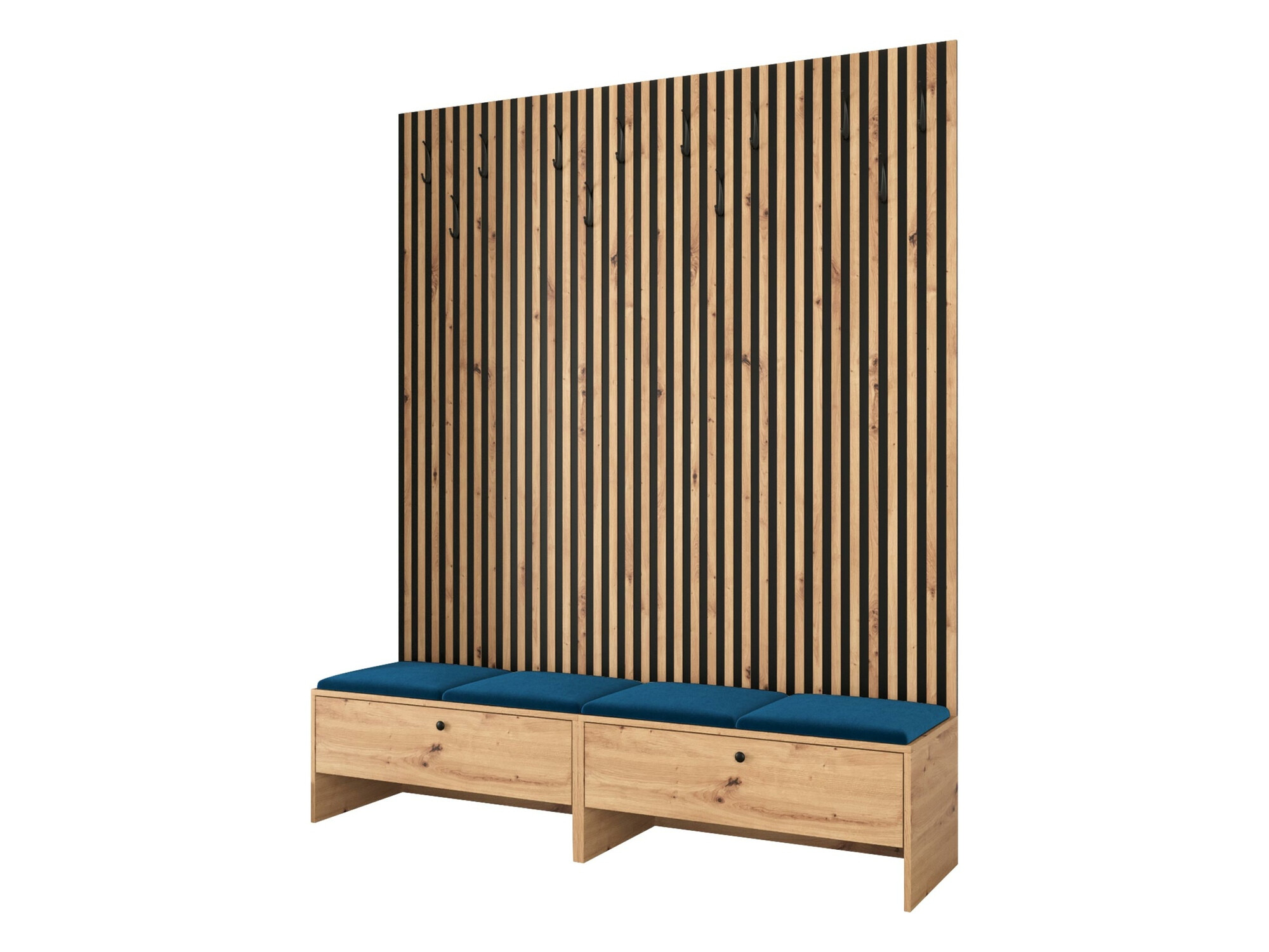 Conjunto para recibidor Donio V (Roble Artisan + Manila 26)