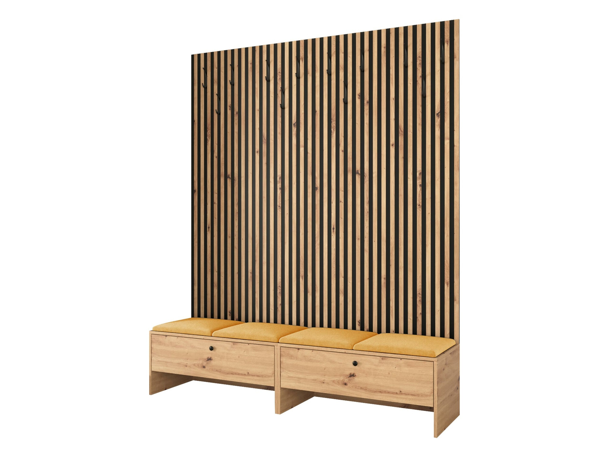 Conjunto para recibidor Donio V (Roble Artisan + Manila 32)