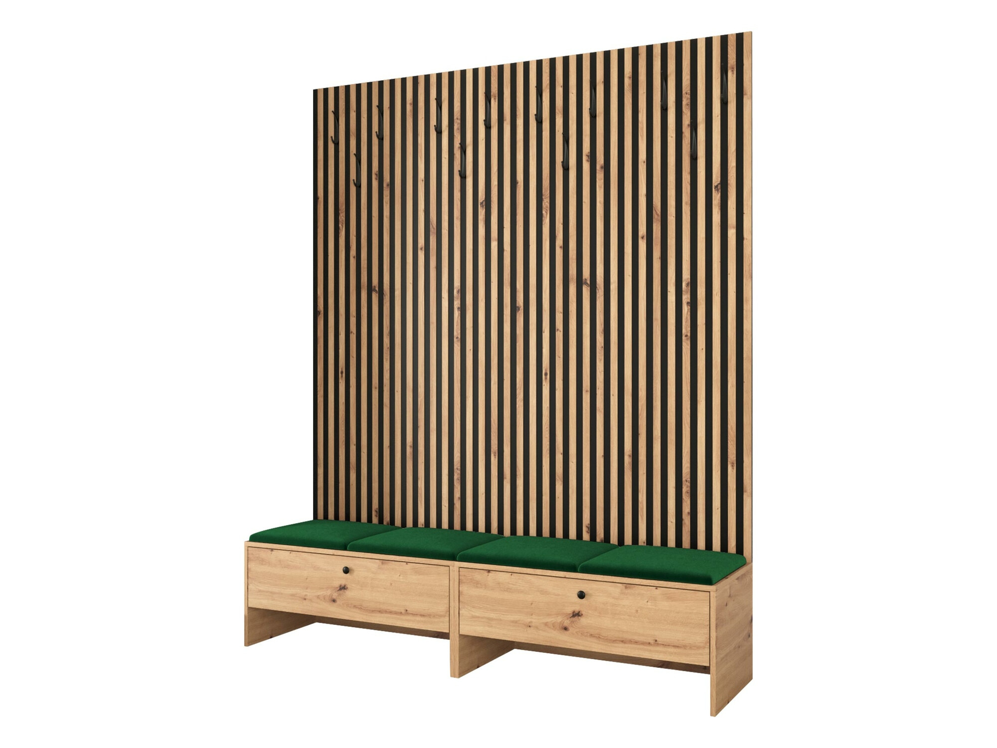 Conjunto para recibidor Donio V (Roble Artisan + Manila 35)