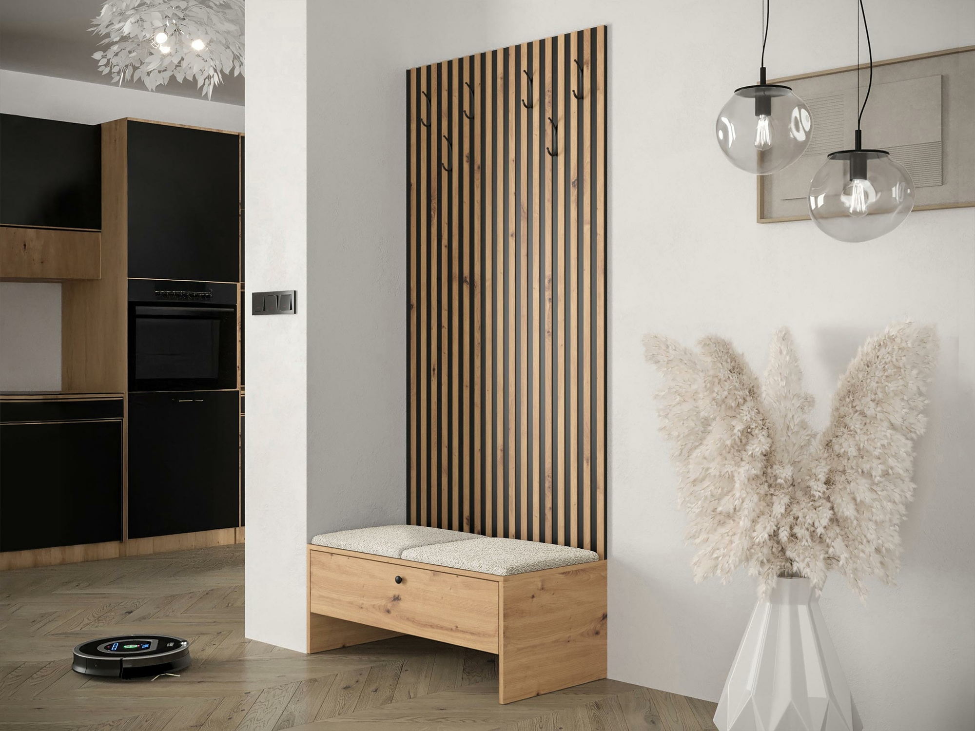 Conjunto para recibidor Hartford 321 (Abriamo 3)