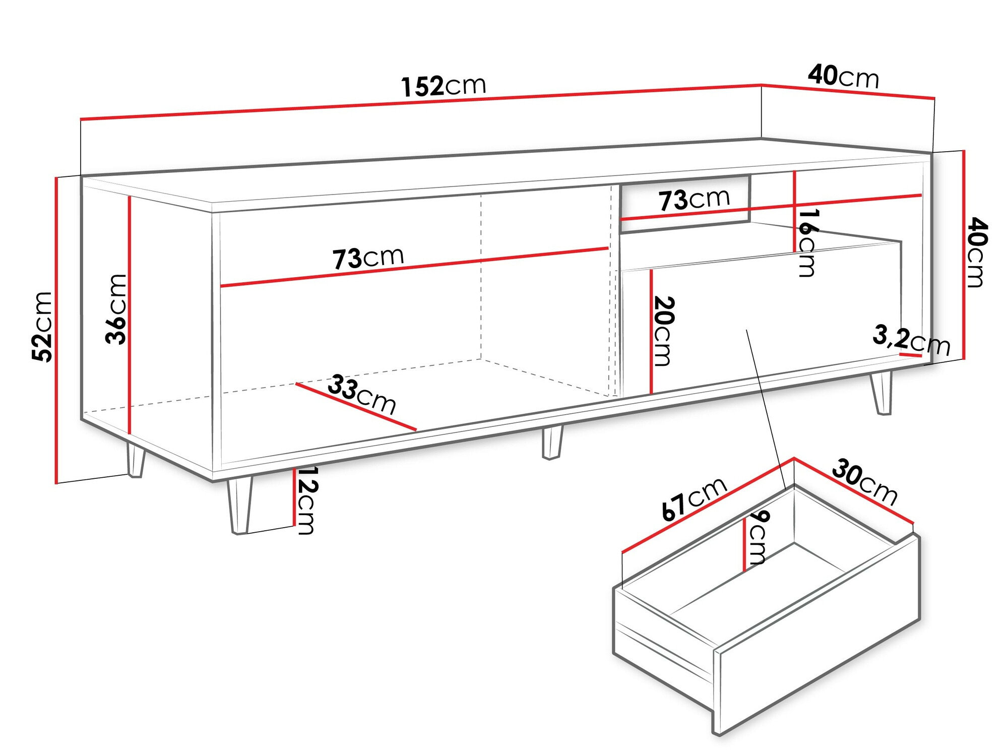 Mueble TV Comfivo Romtori
