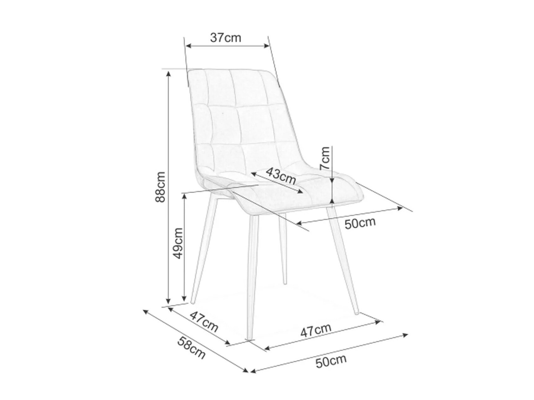Silla Detroit 751 (Beige)
