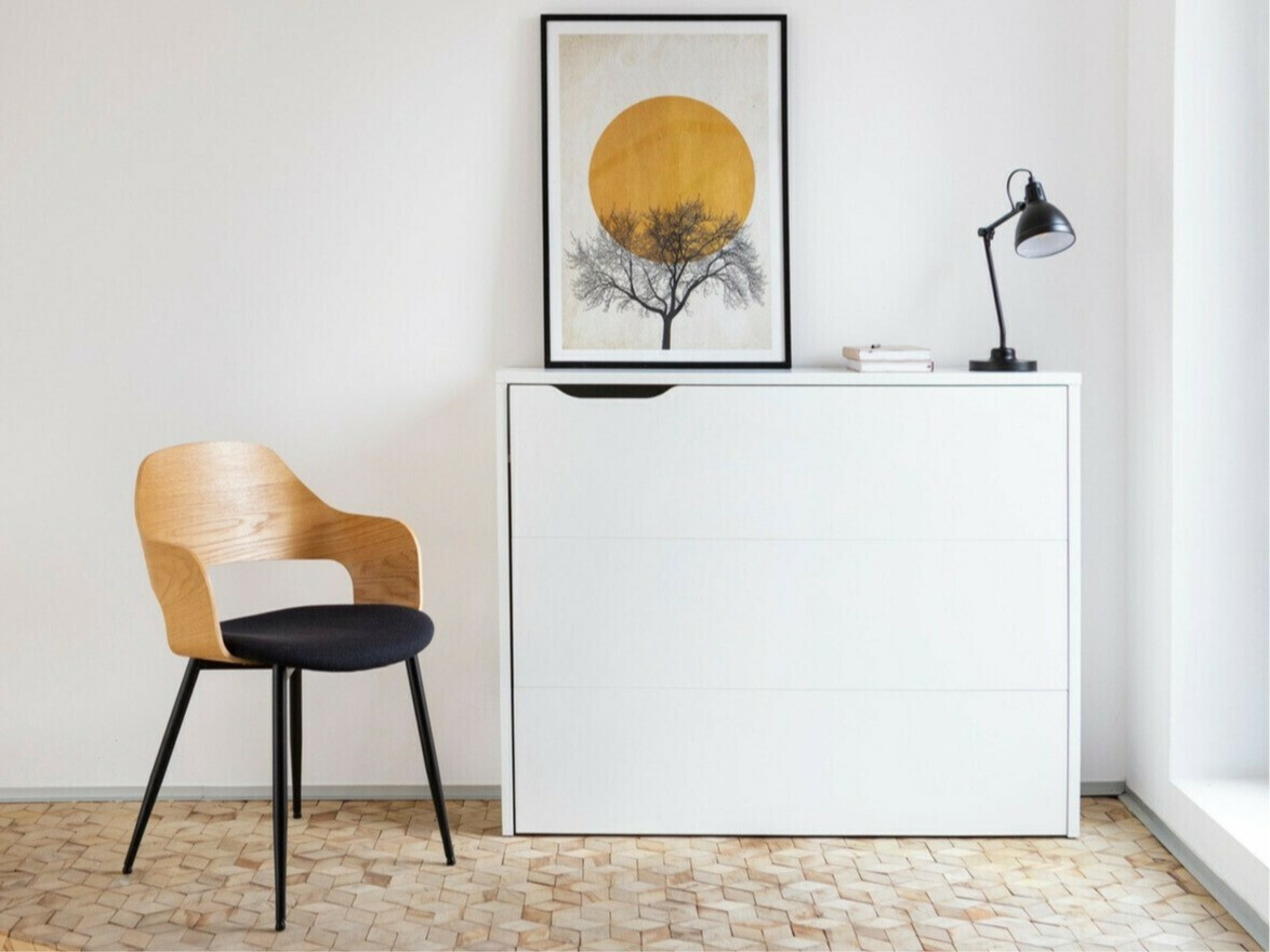 Mesa de ordenador esquinera Concept Pro Lenart Levfere 101 (Blanco)