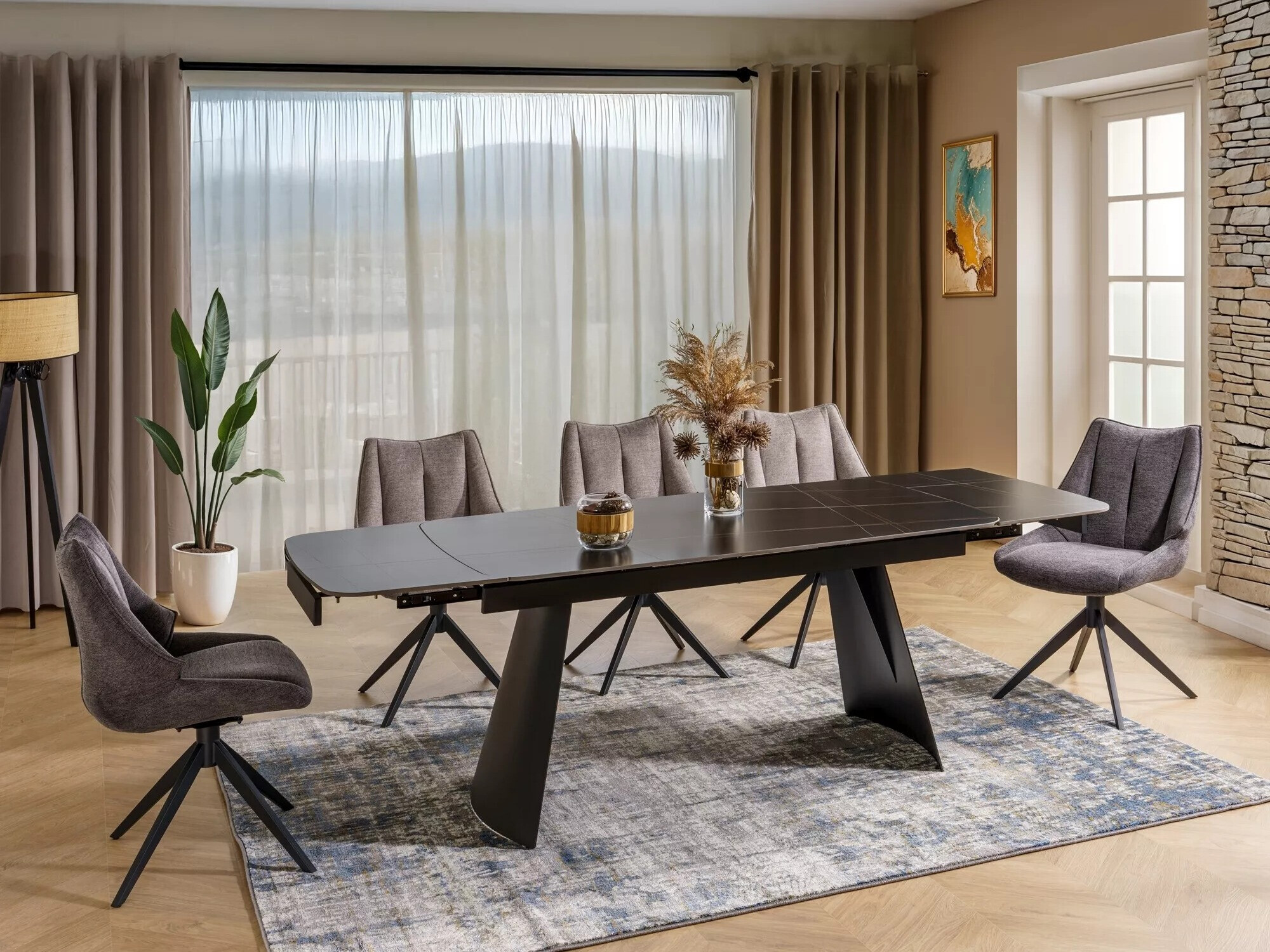 Silla Detroit 414 (De color marrón claro)