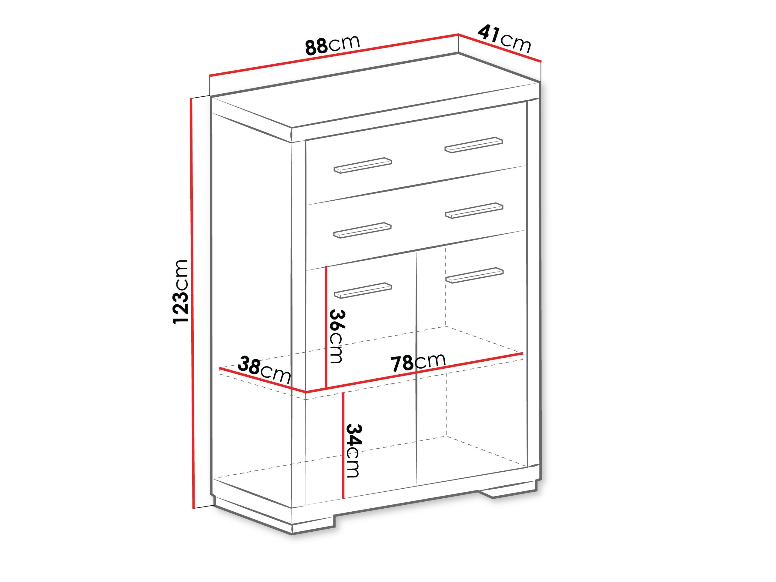 Cómoda Fiomeri 104 (Roble Santana)