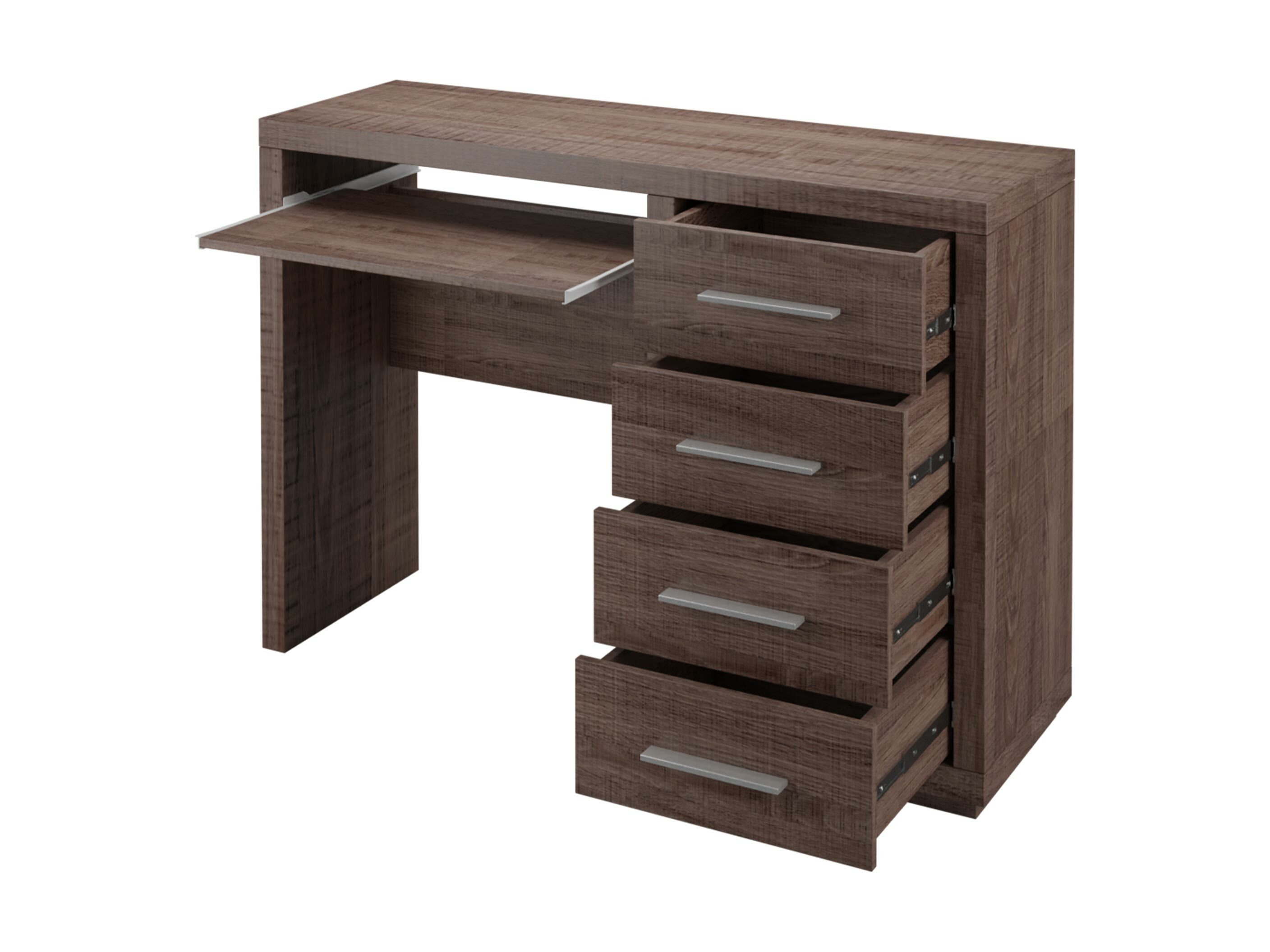 Mesa de oficina Fiomeri 120 (Roble santana oscuro)
