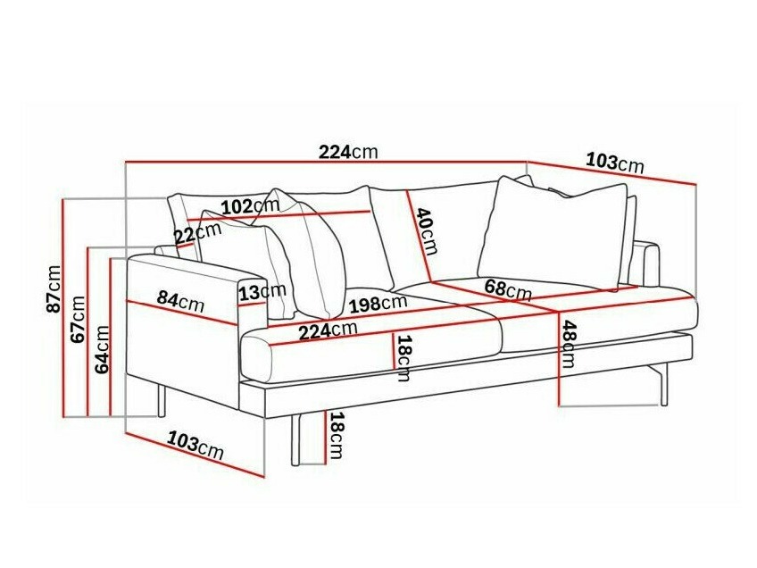 Sofá Ophliva 101 (Loris 01)