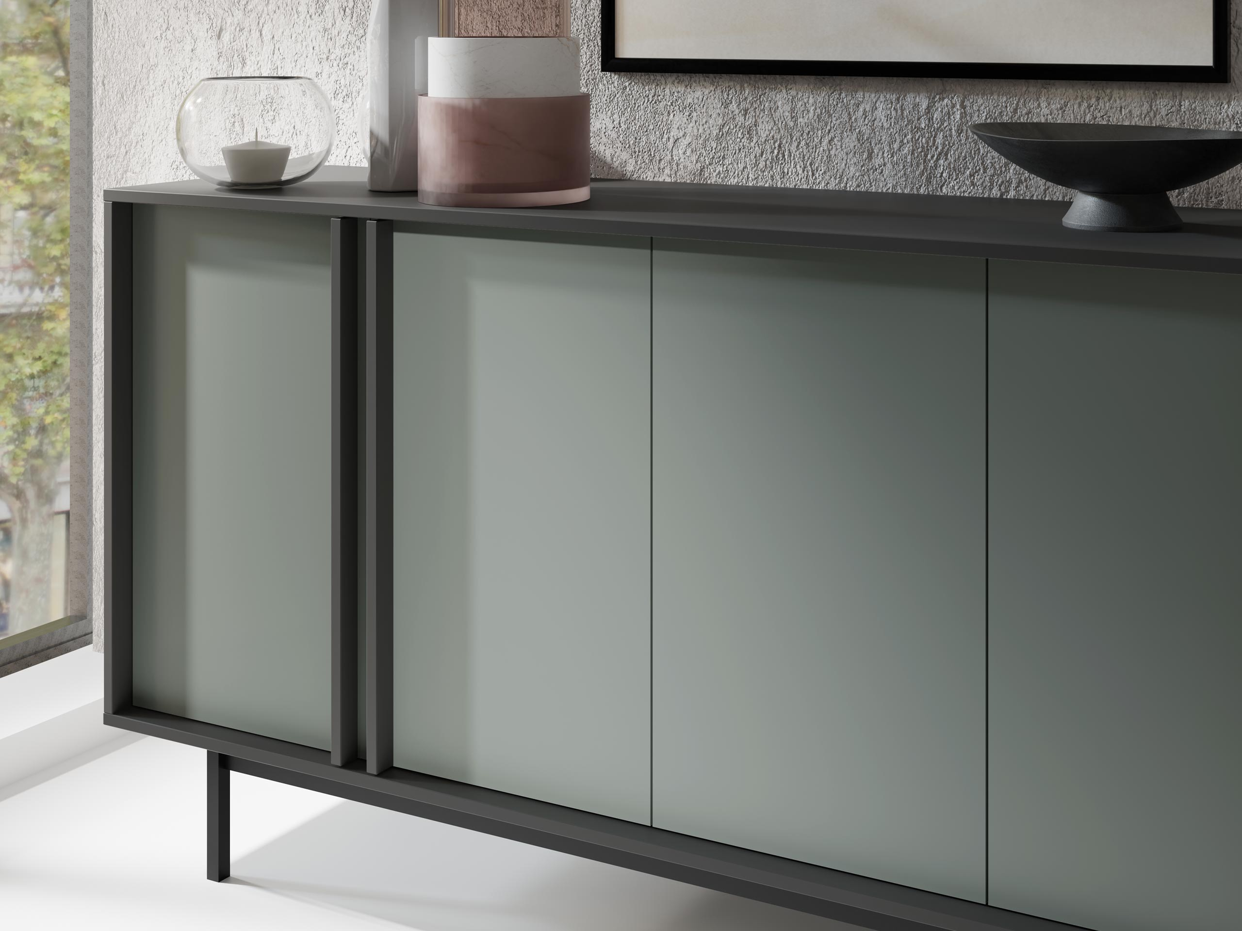 Aparador Levali 105 (Verde polvoriento)