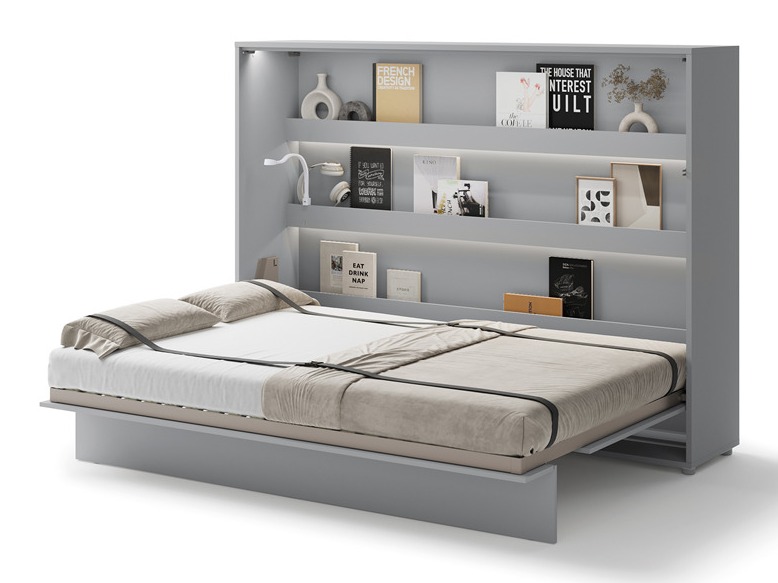 Cama plegable Concept Pro Lenart Levfere 115 (Gris)