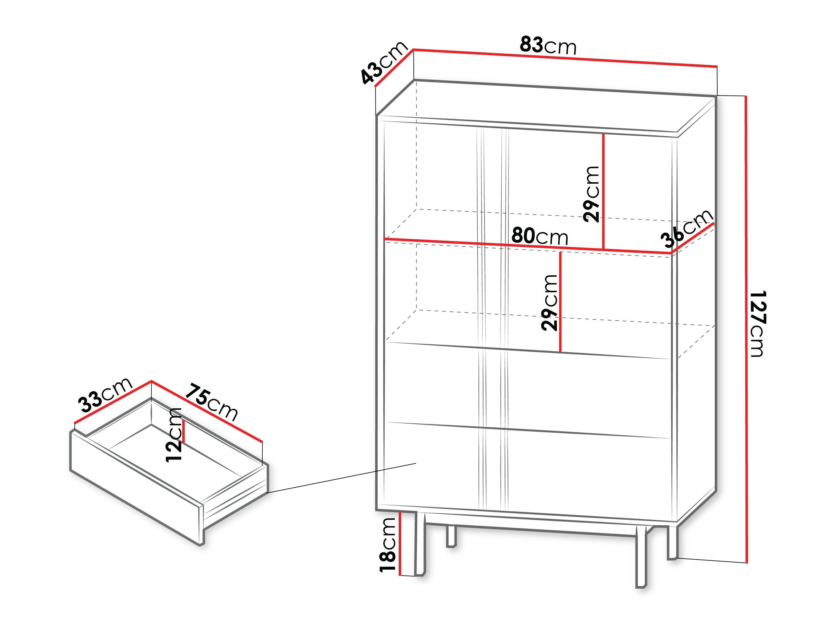 Cómoda Levali 104 (Roble)