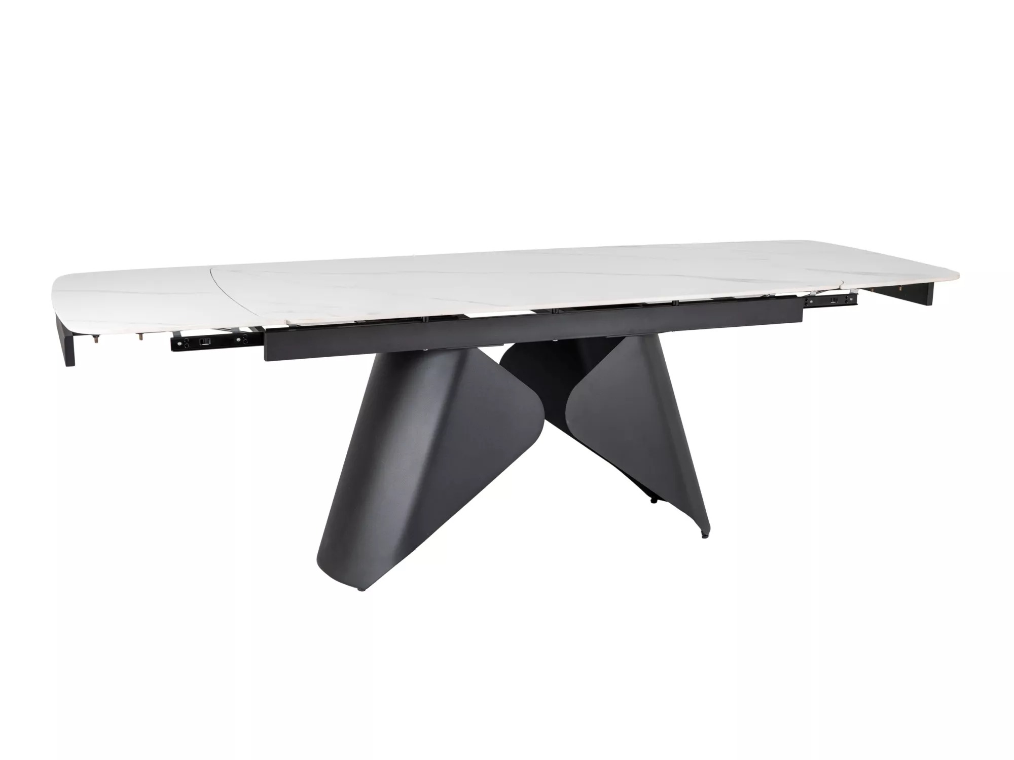 Mesa Detroit 757 (Mármol blanco + Negro)