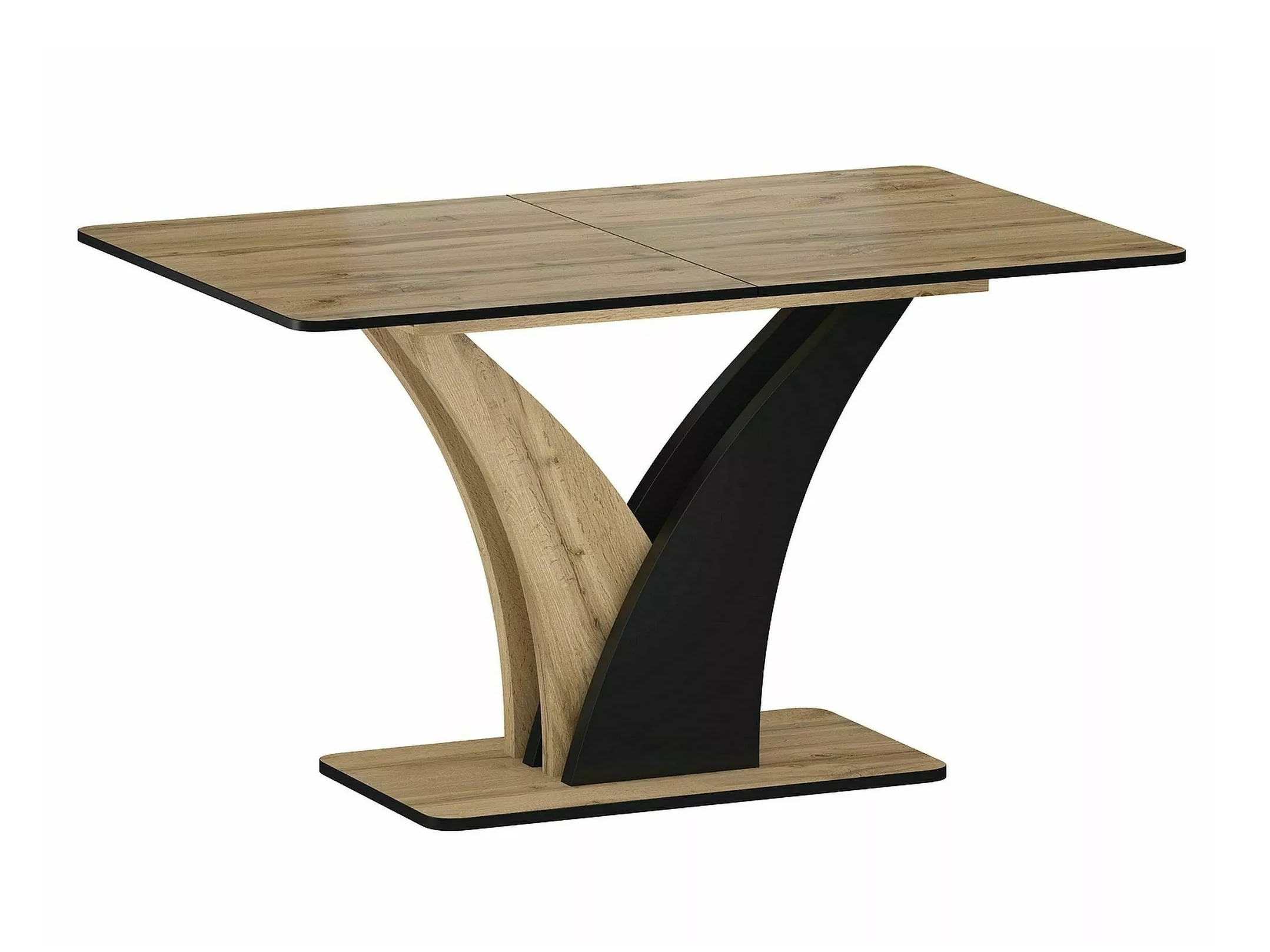 Mesa Detroit 761 (Roble Artisan + Negro)