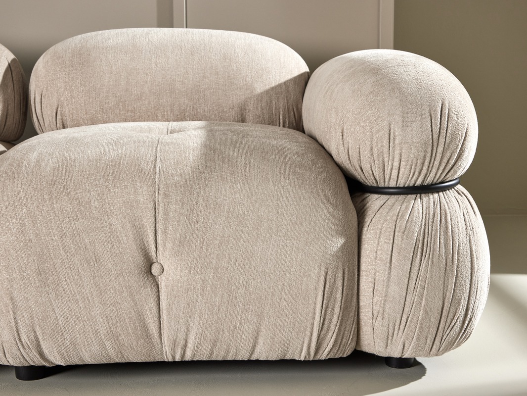 Sofá modular Evardale 103 (Beige + Negro)