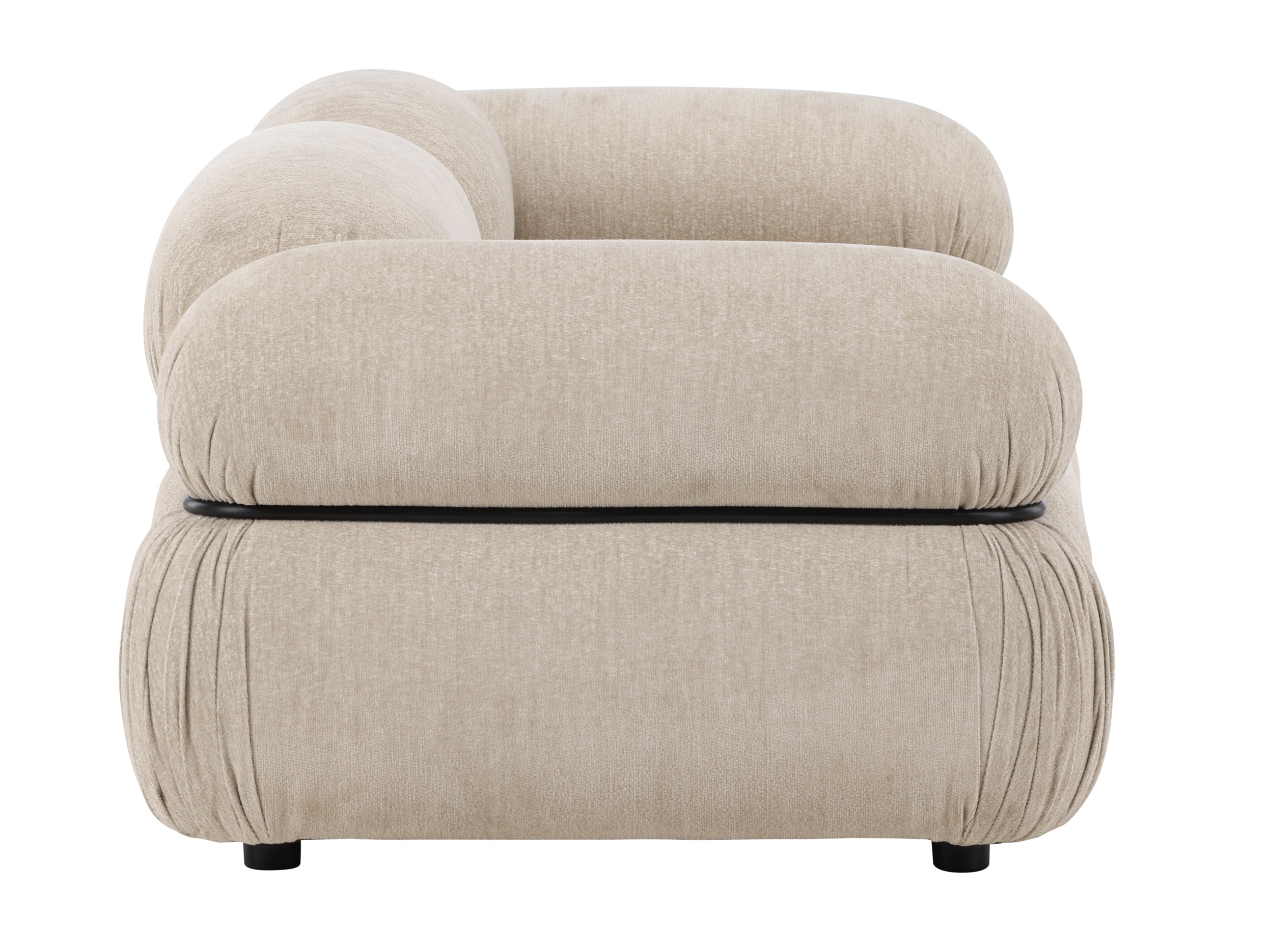 Sofá modular Evardale 103 (Beige + Negro)