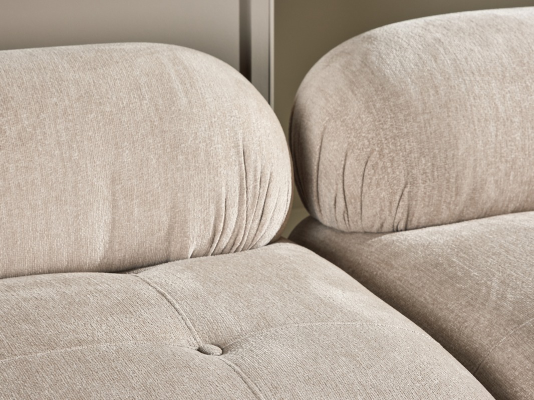 Sofá modular Evardale 104 (Beige + Negro)