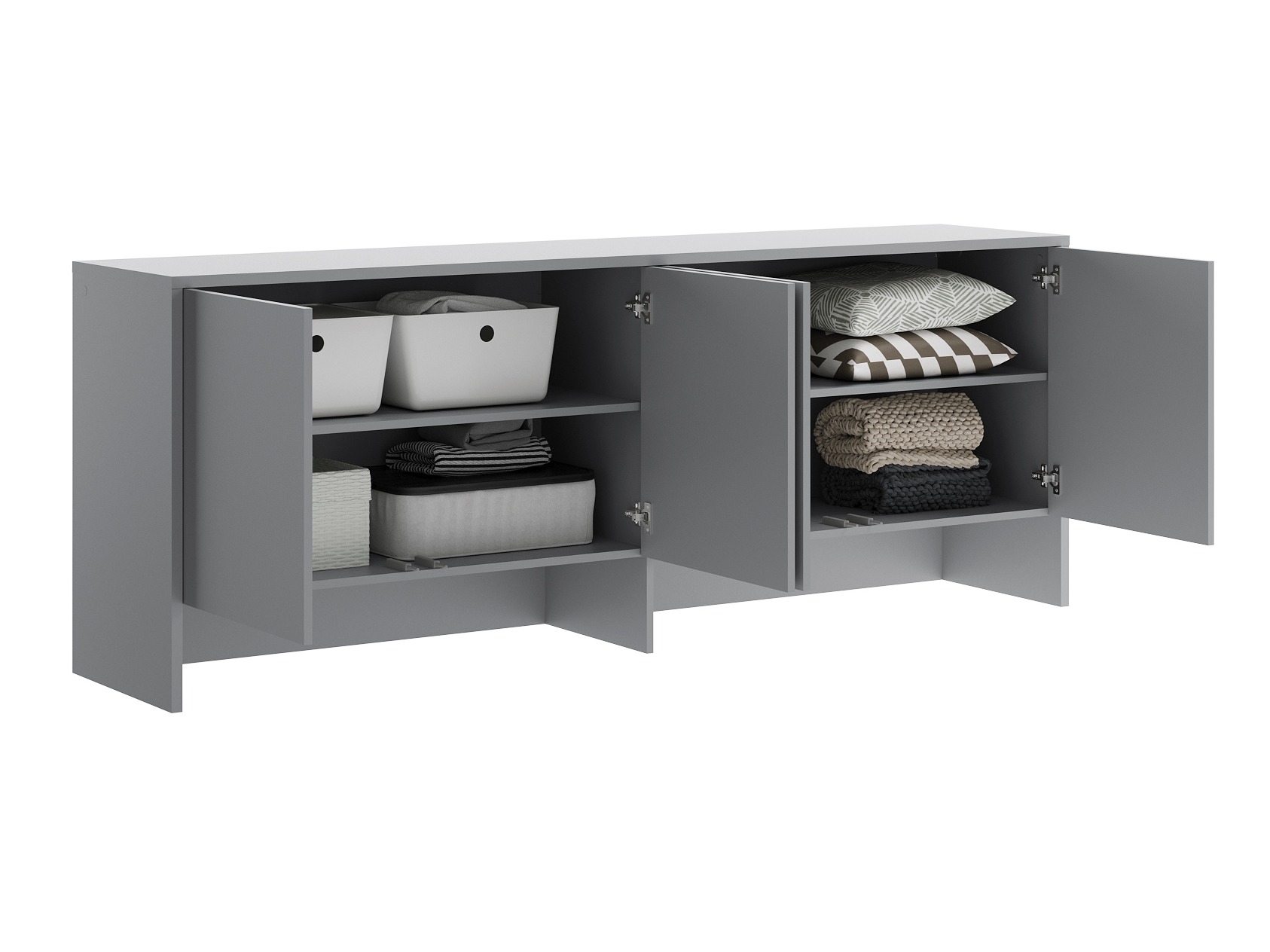Aparador Concept Lenart IV (Gris)