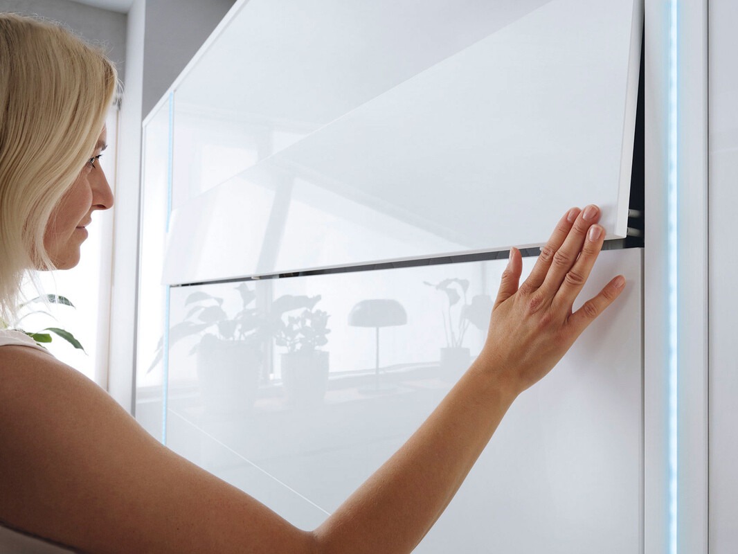 Cama plegable Concept Pro Lenart III (Blanco + Blanco brillante)