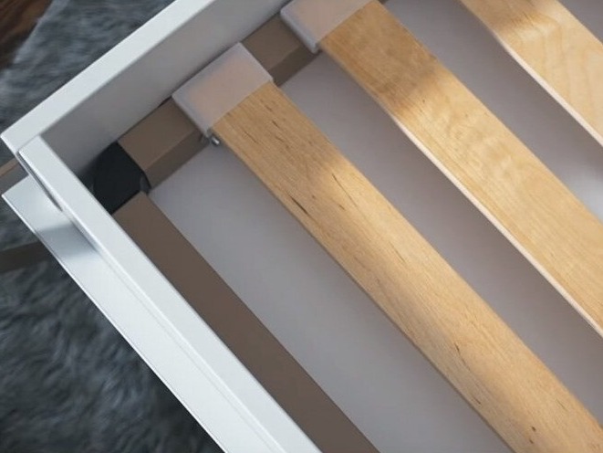Cama plegable Concept Pro Lenart III (Blanco)