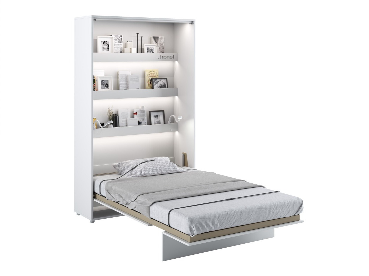Cama plegable Concept Pro Lenart Levfere 102 (Blanco)