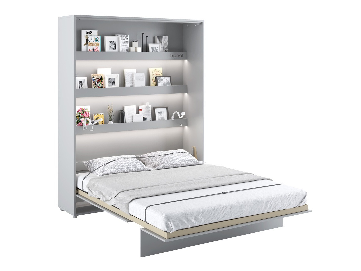 Cama plegable Concept Pro Lenart Levfere 102 (Gris)