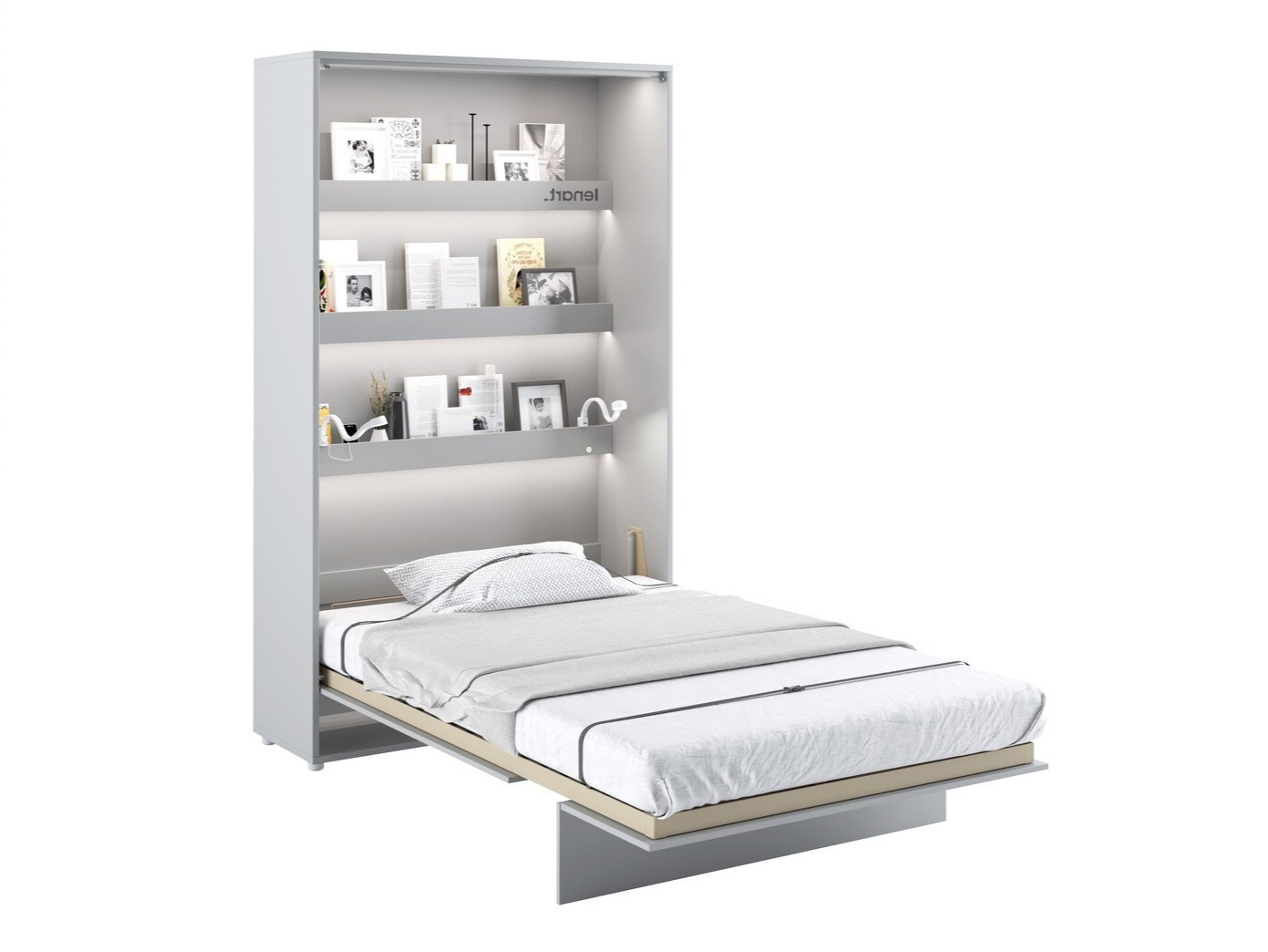 Cama plegable Concept Pro Lenart Levfere 102 (Gris)