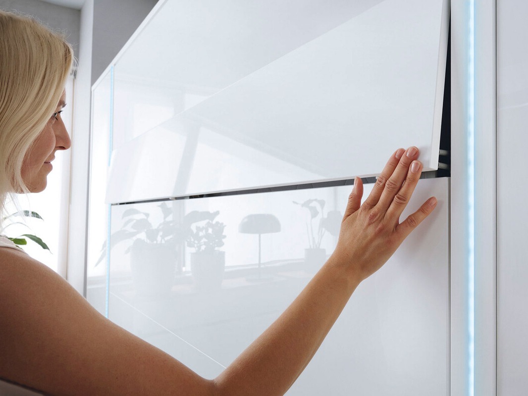 Cama plegable Concept Pro Lenart Levfere 108 (Blanco + Blanco brillante)