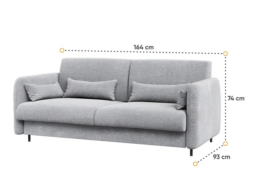 Conjuntos de muebles Concept Pro Lenart Levfere 139 (Blanco + Gris)