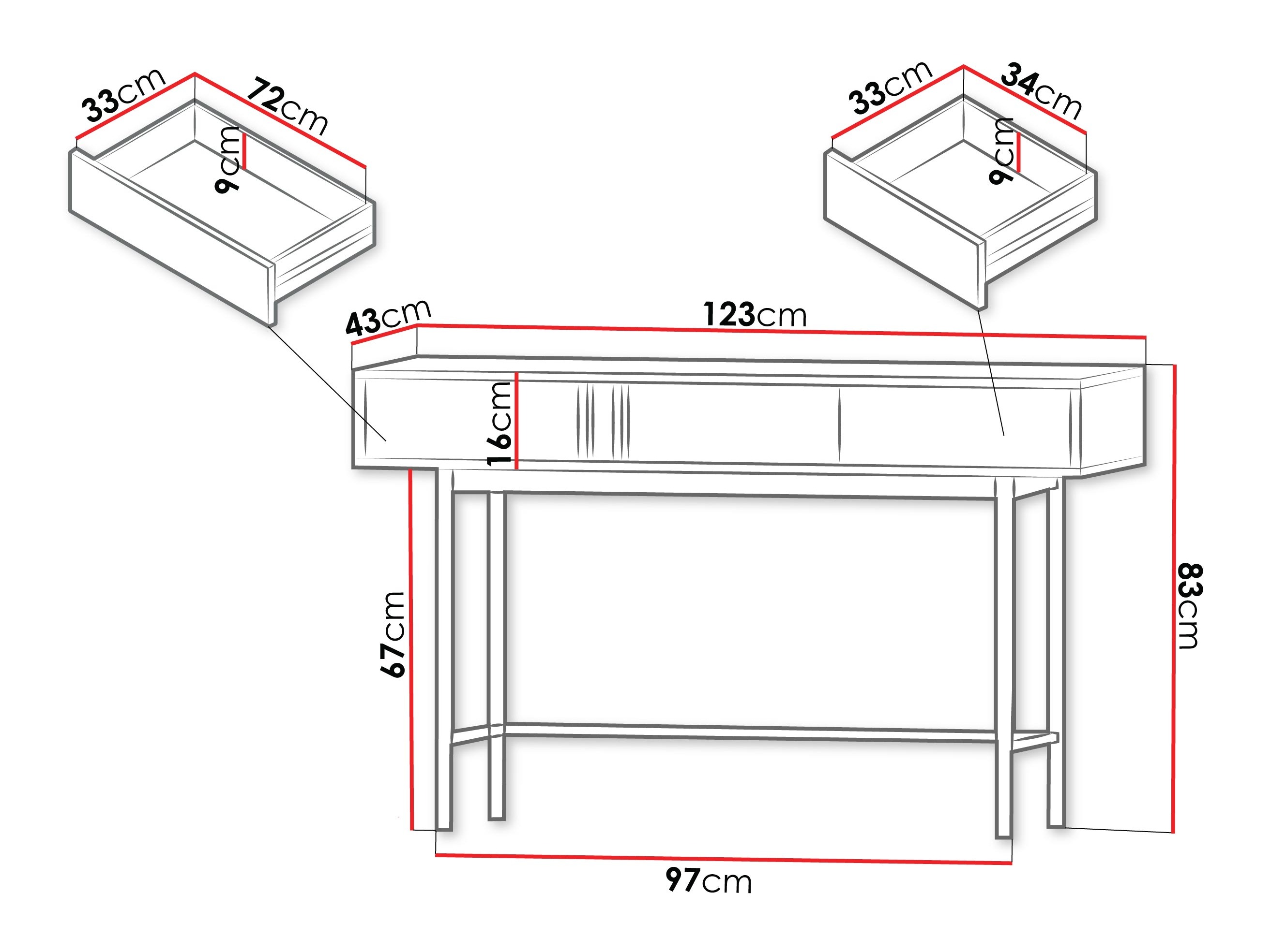 Consola Levali 110 (Verde polvoriento)
