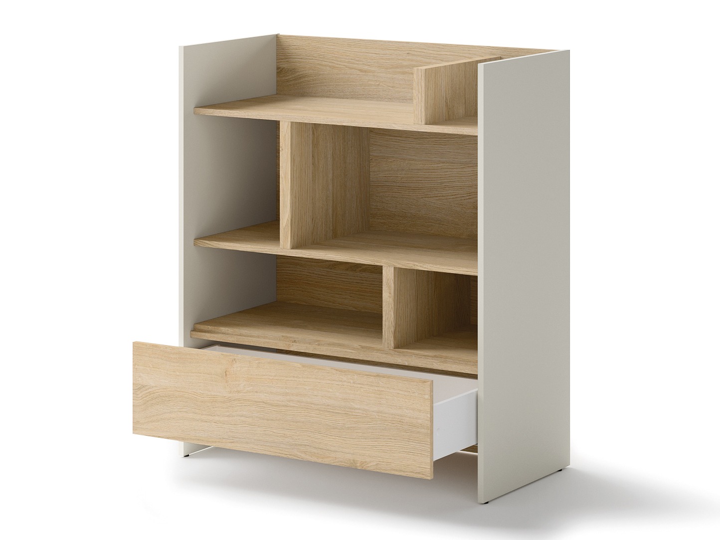 Estantería Concept Pro Lenart Levfere 149 (Cachemira + Roble)