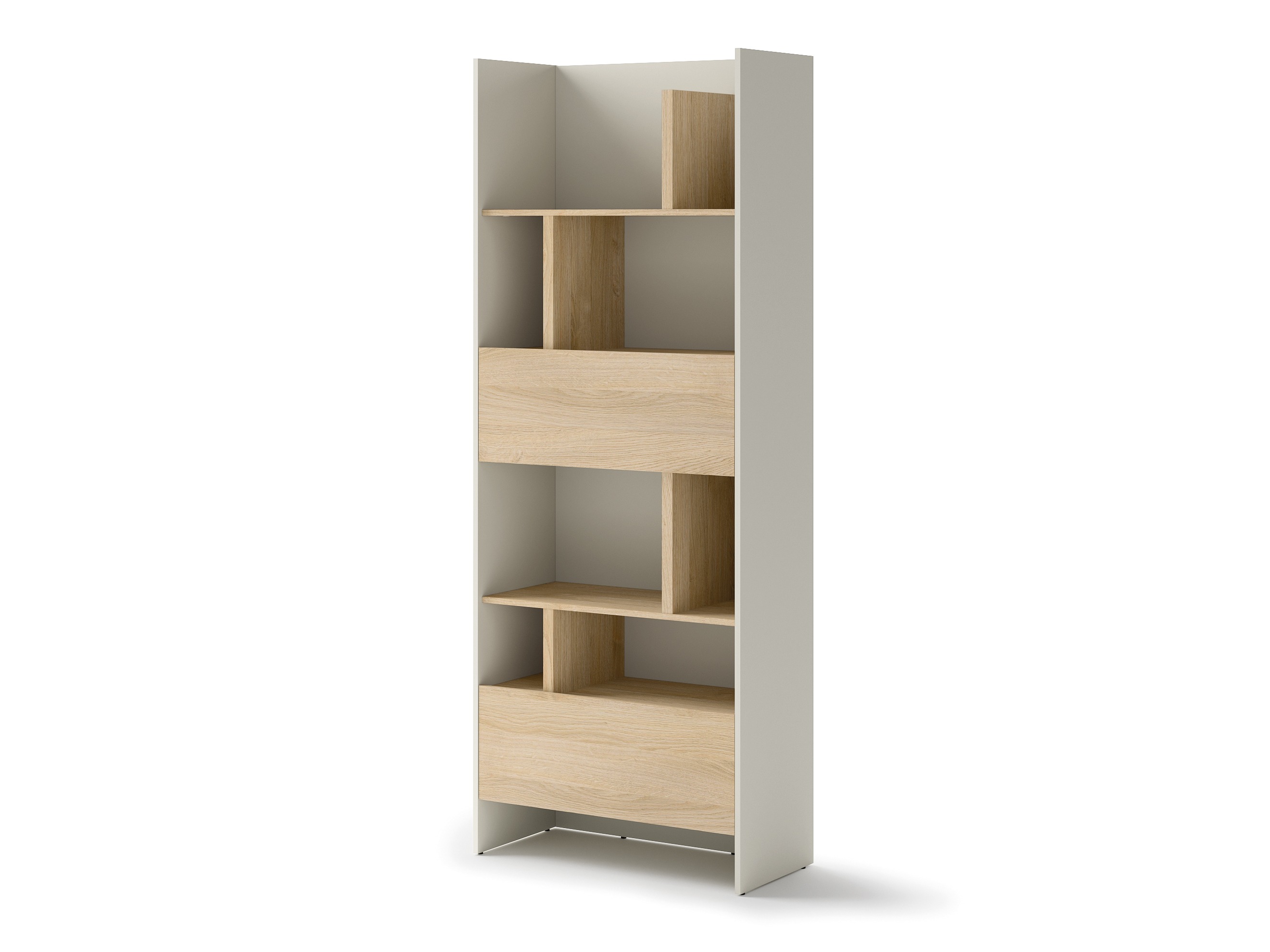 Estantería Concept Pro Lenart V (Cachemira + Roble)