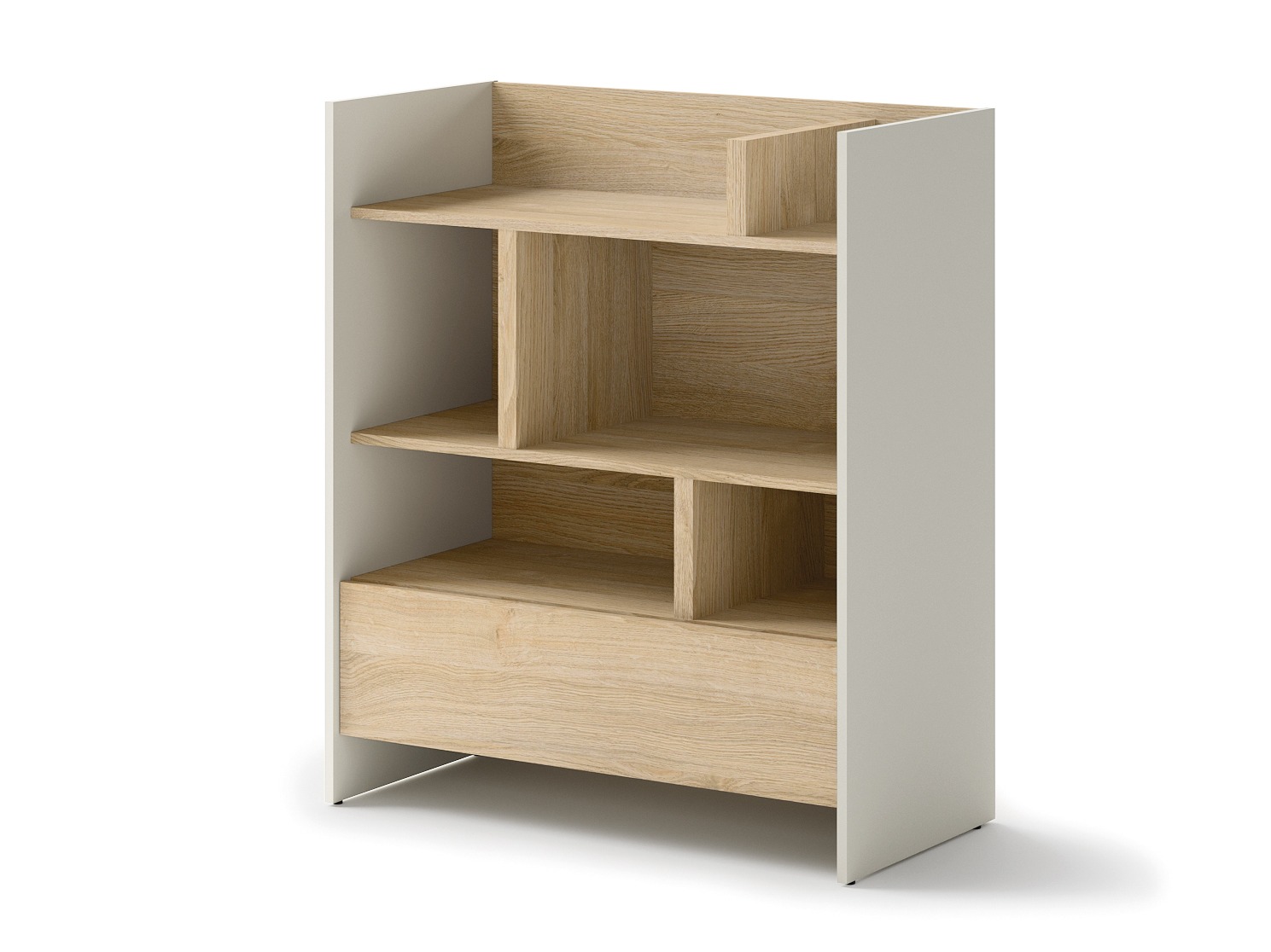 Estantería Concept Pro Lenart VIII (Cachemira + Roble)
