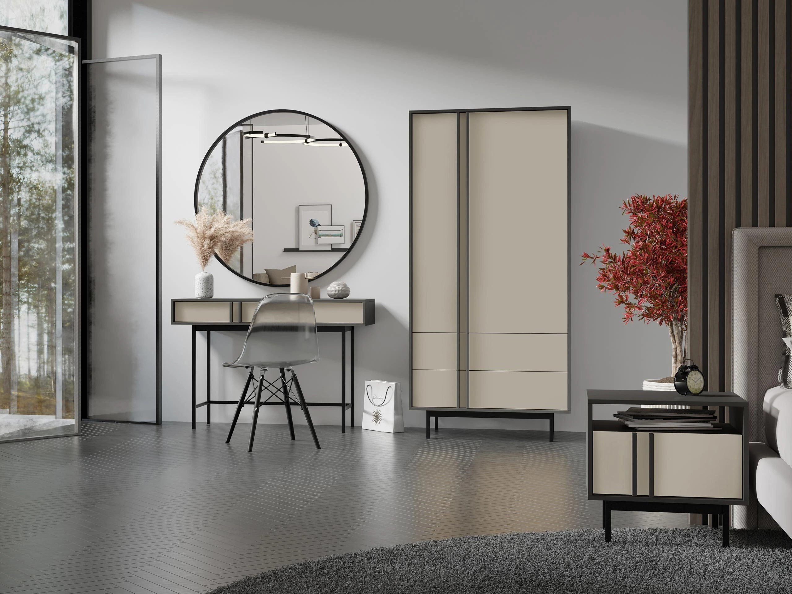 Mesilla de noche Levali 112 (Beige)