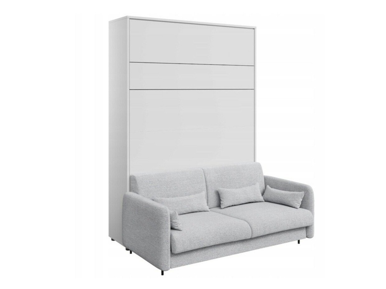 Cama plegable Concept Pro Lenart Levfere 138 (Blanco + Gris)