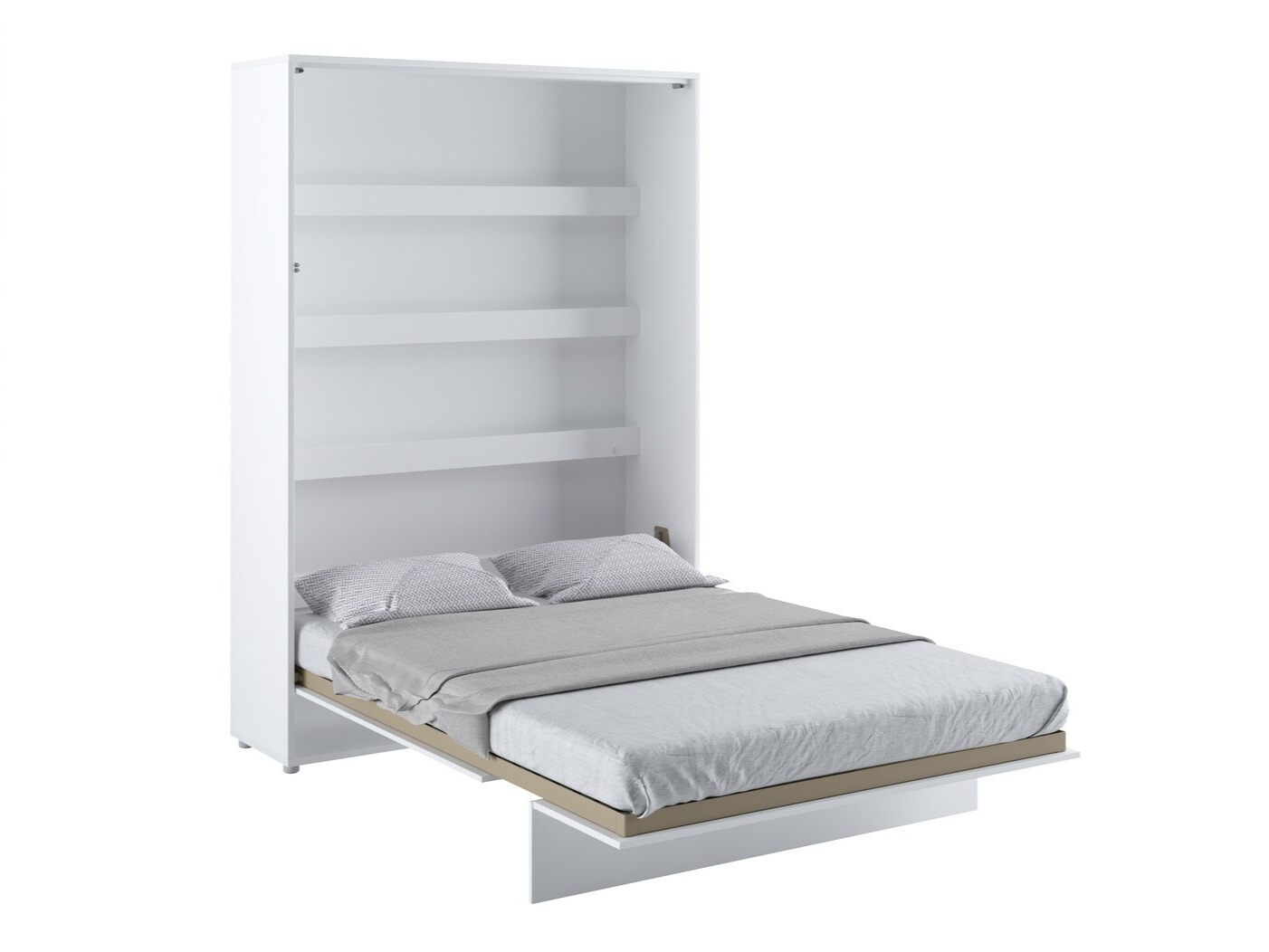 Cama plegable Concept Pro Lenart Levfere 138 (Blanco + Gris)